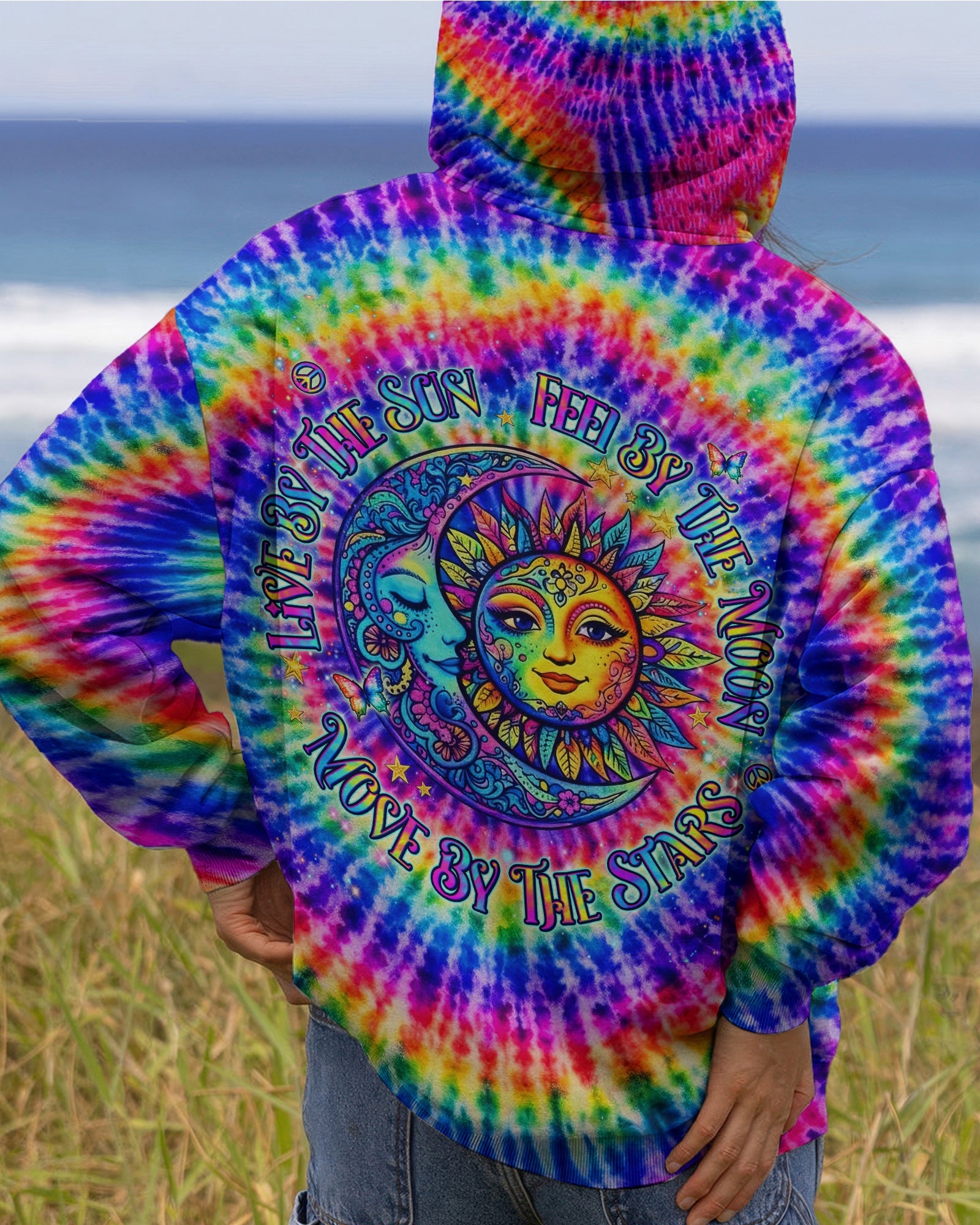 LIVE BY THE SUN RADIANT SWIRL ALL OVER PRINT - YHLN2602262