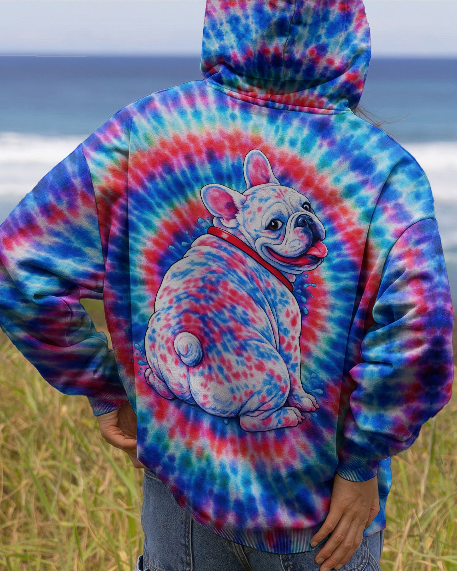 FRENCH BULLDOG SWIRL ALL OVER PRINT - TLNO0903261