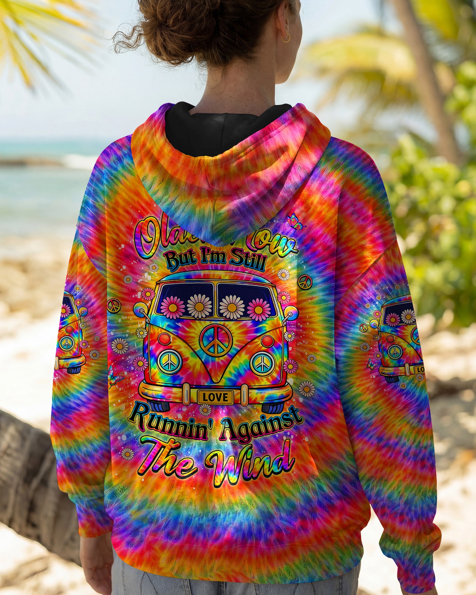 RUNNING AGAINST THE WIND CAR ALL OVER PRINT - YHLT2702261