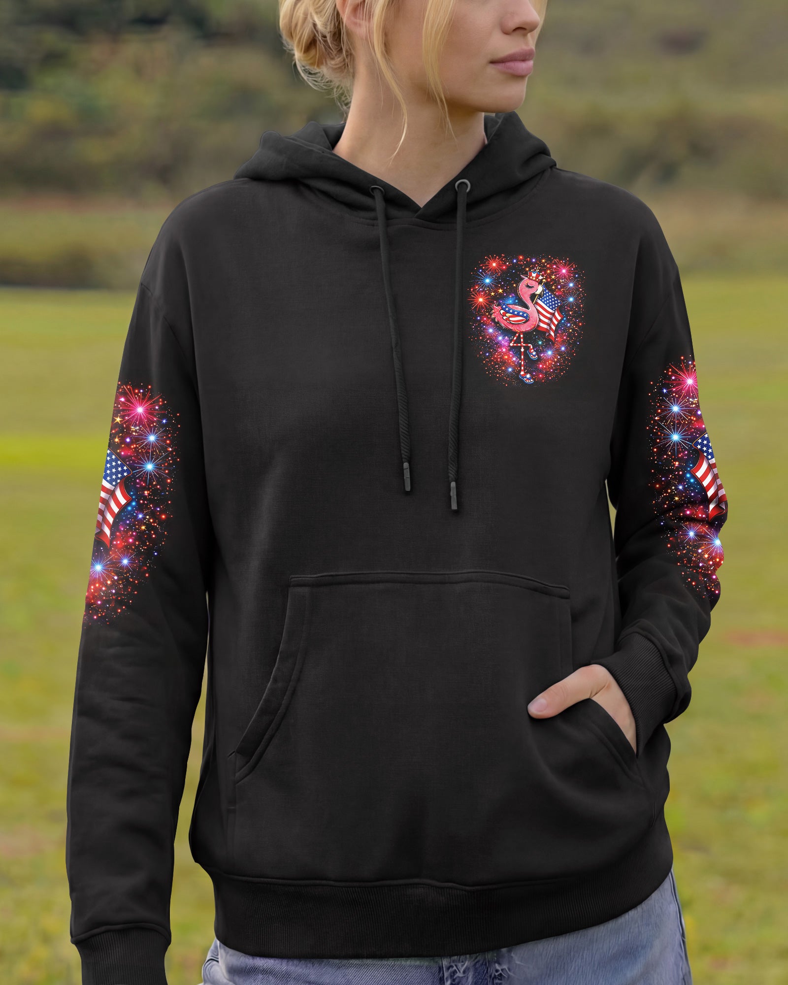 PROUD TO BE AN AMERIMINGO FLAMINGO ALL OVER PRINT - TLNO2303262
