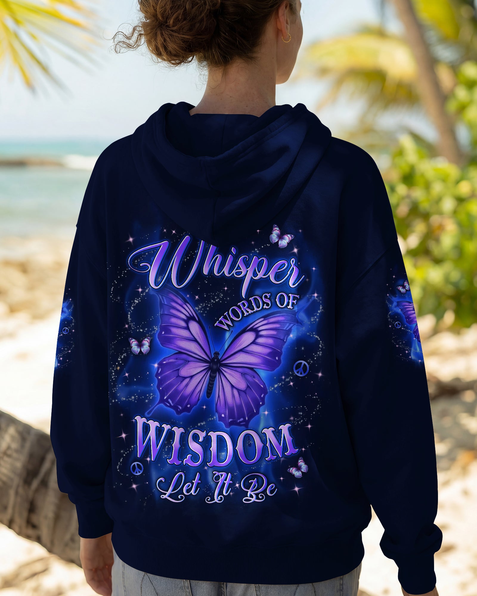 WHISPER WORDS OF WISDOM LET IT BE BUTTERFLY ALL OVER PRINT - TYLN0303263