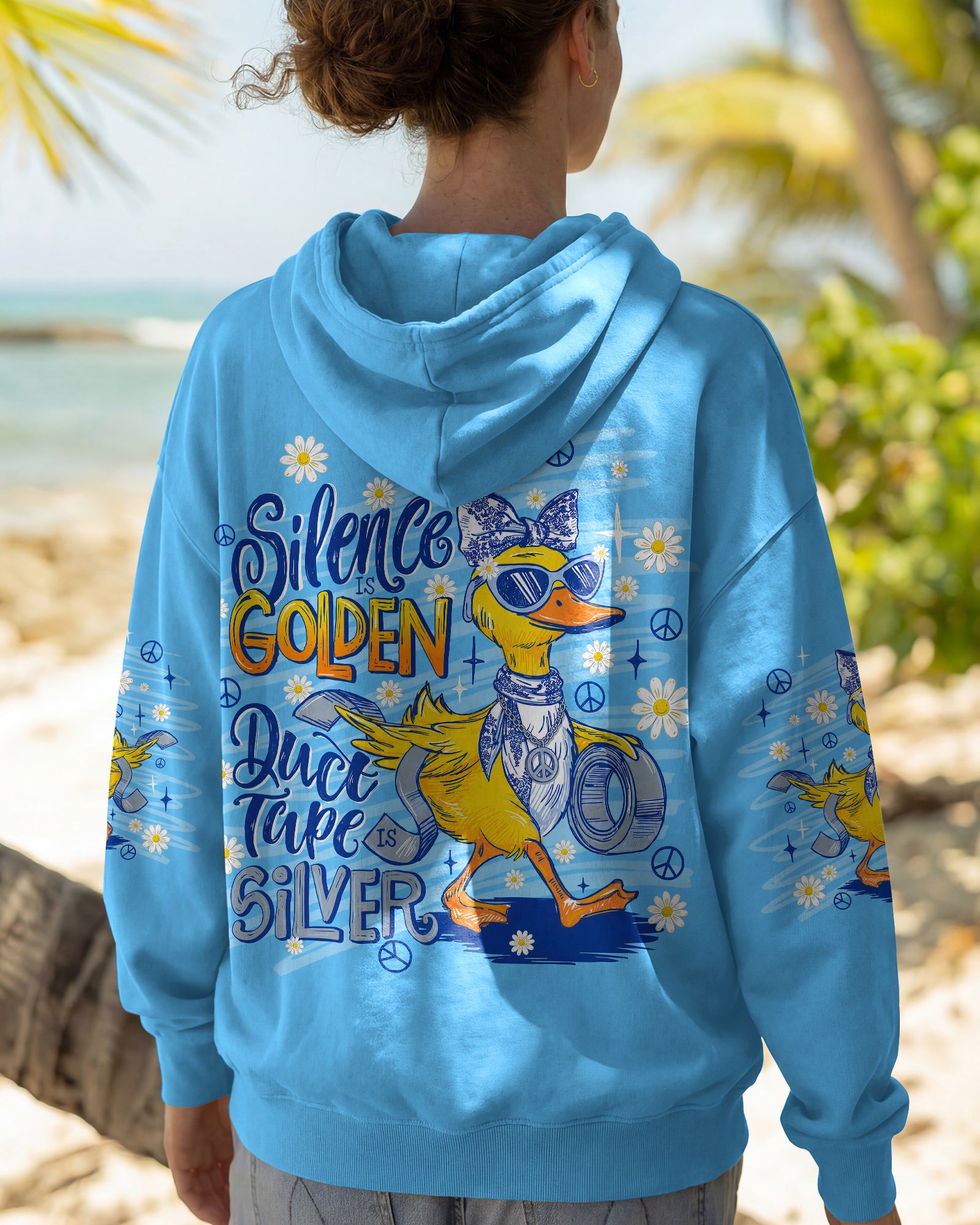 SILENCE IS GOLDEN DUCK ALL OVER PRINT - TLNT0806264