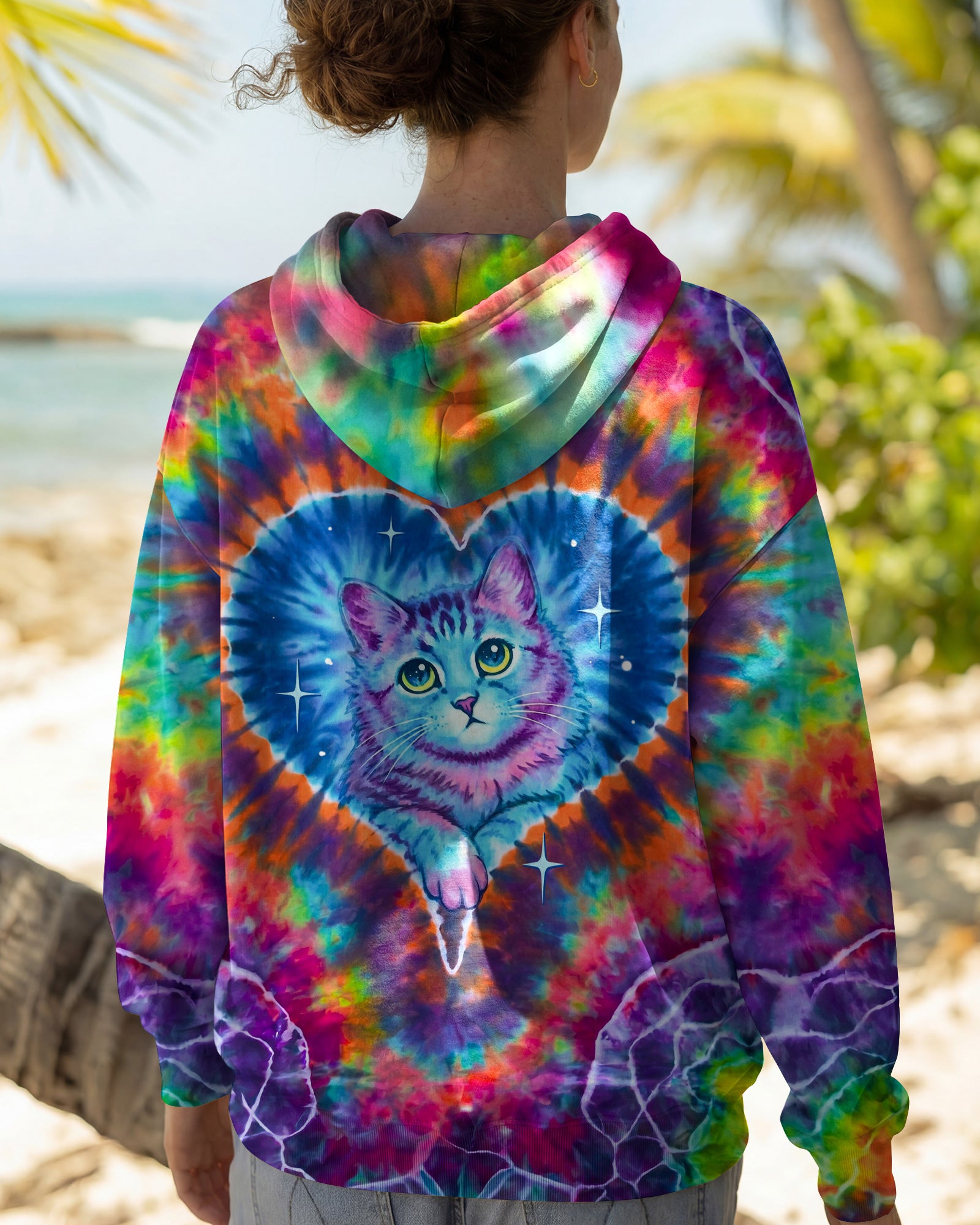 NEON DREAM CAT HEART ALL OVER PRINT – KM0405261