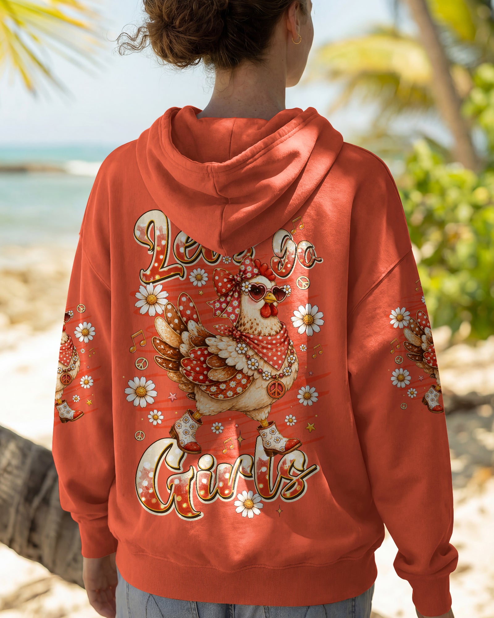 LET'S GO GIRLS HEN CHICKEN ALL OVER PRINT - TLTW2606261
