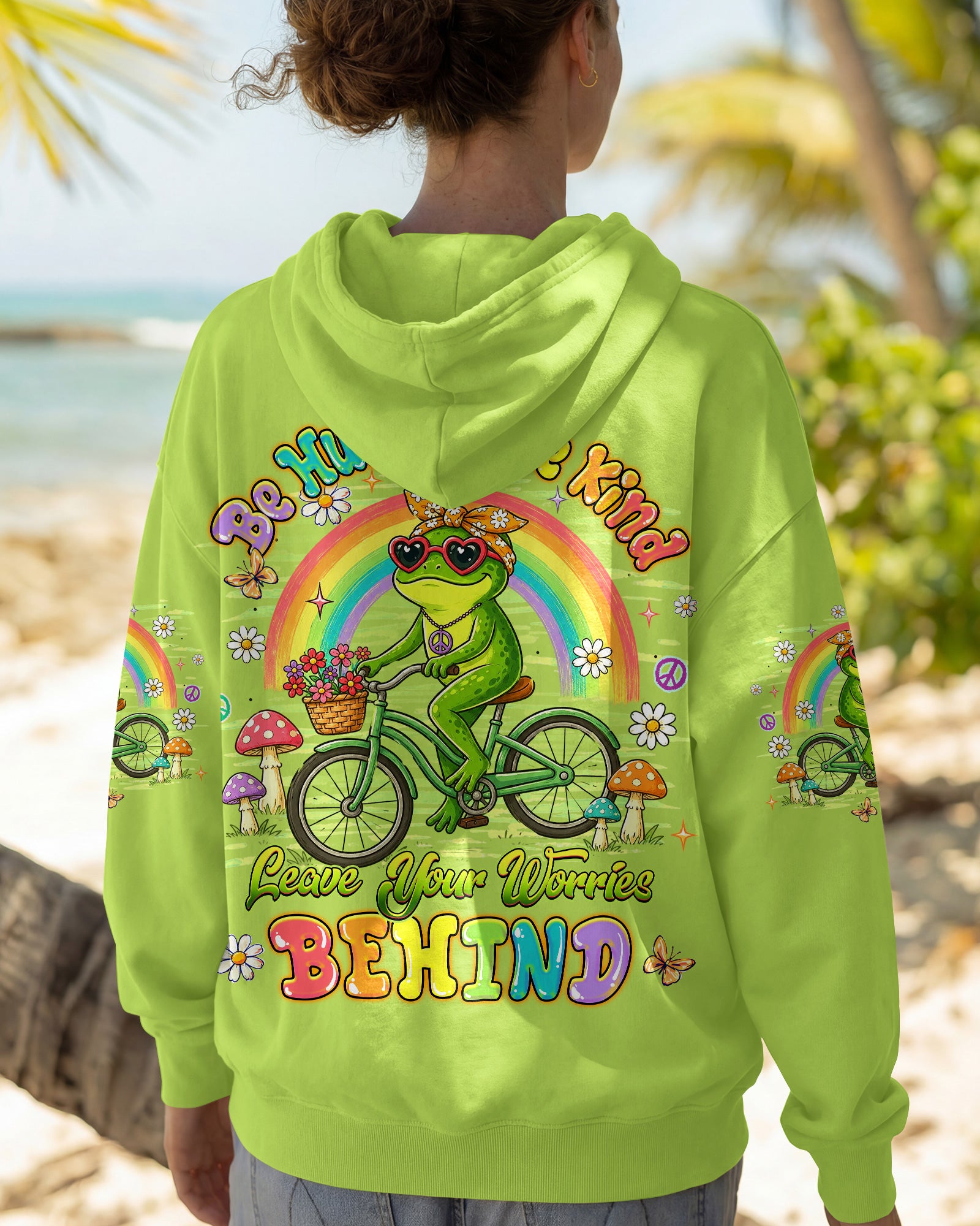 BE HUMBLE BE KIND FROG ALL OVER PRINT  - TLHG0707261