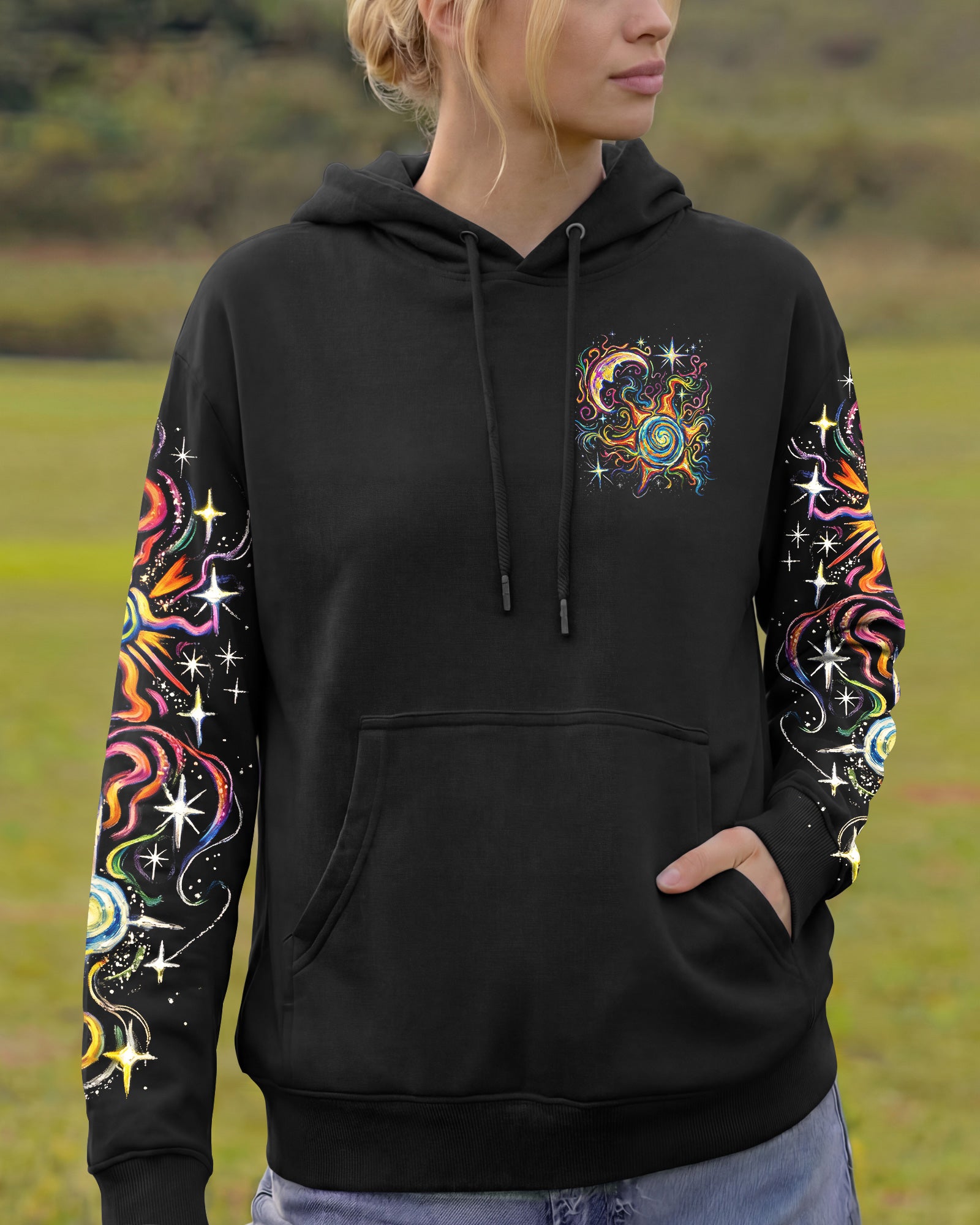 SUN AND MOON SWIRL ALL OVER PRINT - RI2603261