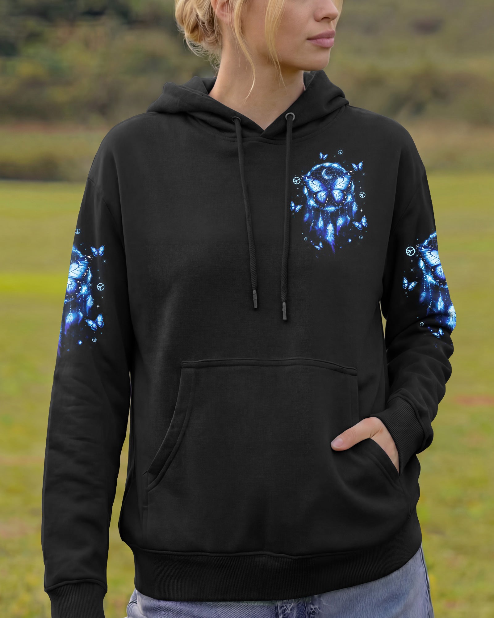 DREAM BIG STAY WILD BUTTERFLY ALL OVER PRINT  - TYTD0602251