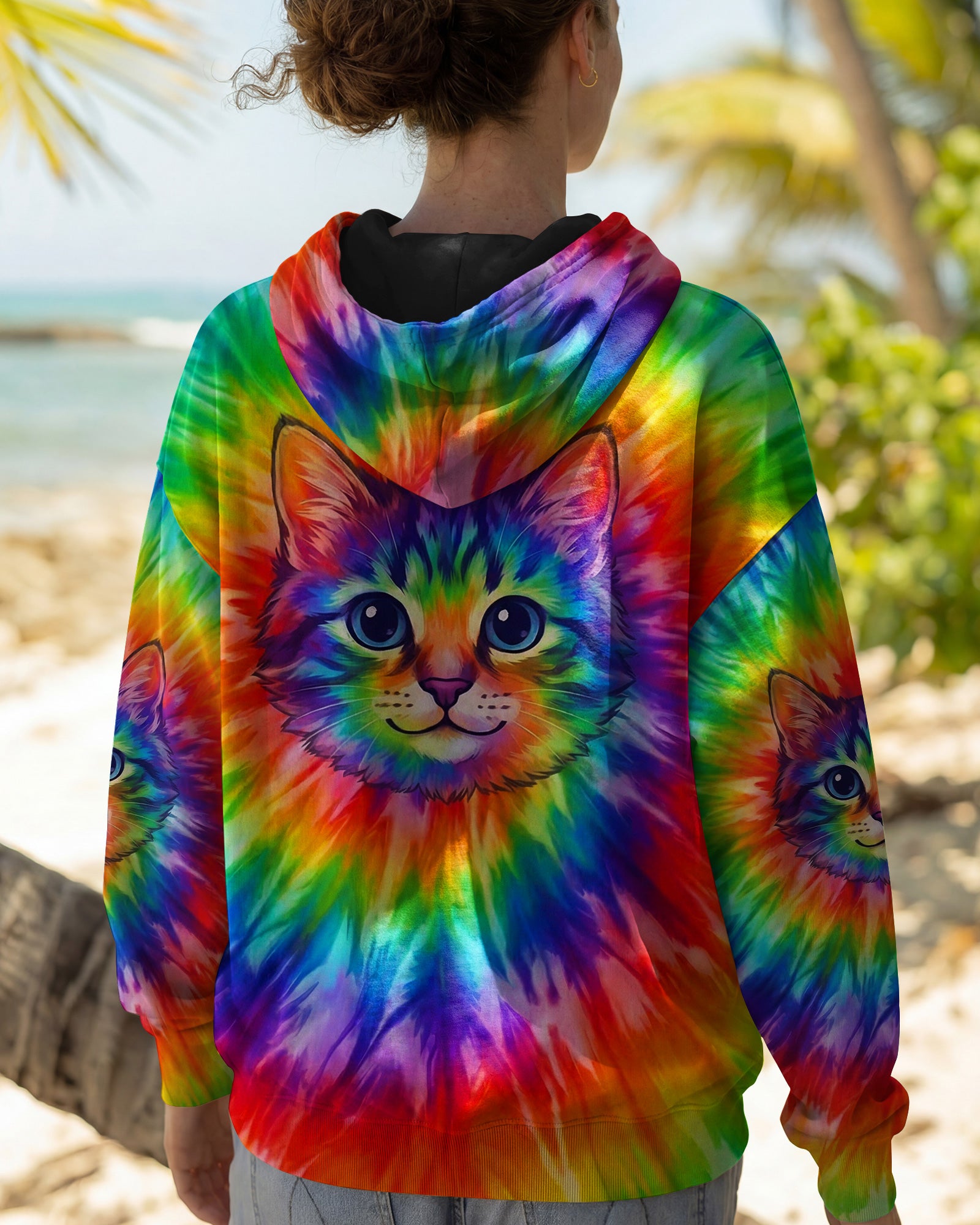 COLORFUL CAT SPIRIT ALL OVER PRINT - TYPQ2602261