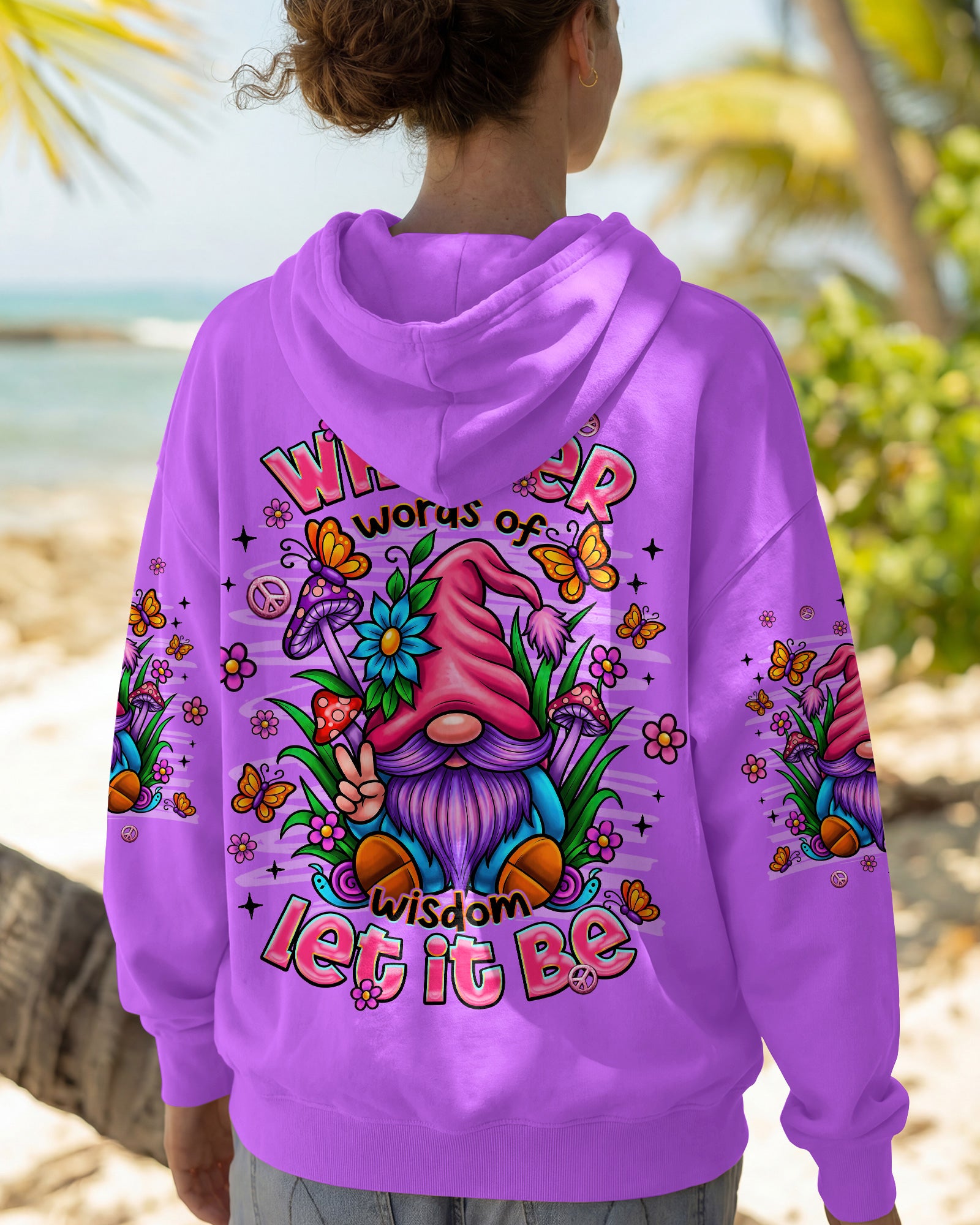 WHISPER WORDS OF WISDOM LET IT BE GNOME ALL OVER PRINT - TLNT2907261