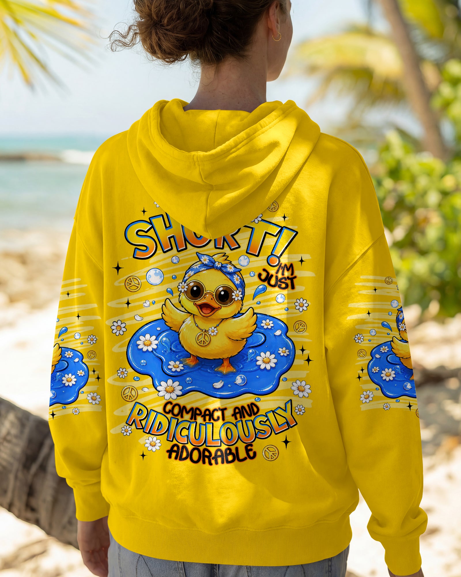 I'M NOT SHORT DUCK ALL OVER PRINT - TLNT2005261