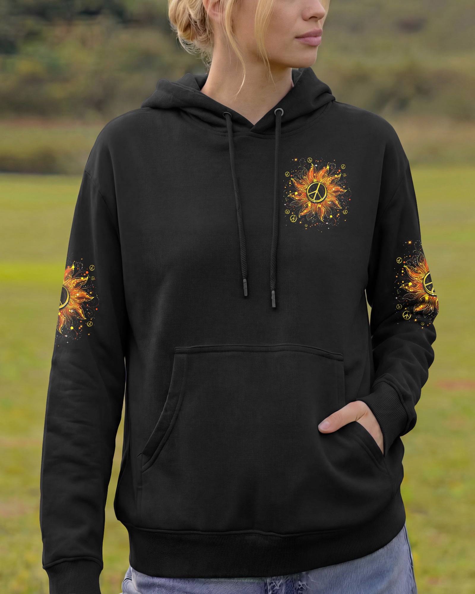 WHISPER WORDS OF WISDOM LET IT BE SUNFLOWER ALL OVER PRINT - TYQY0502262