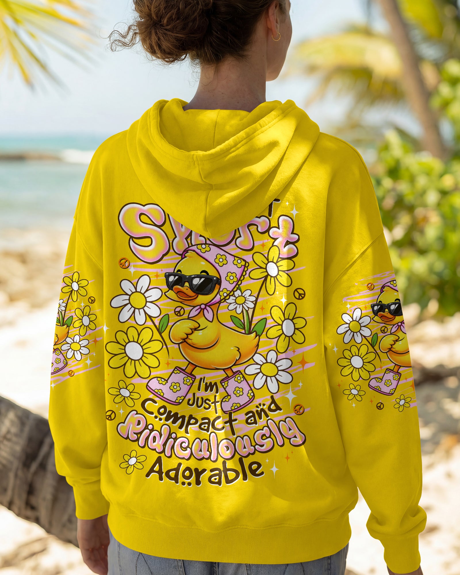 I'M NOT SHORT DUCK  ALL OVER PRINT - TLTW1107263