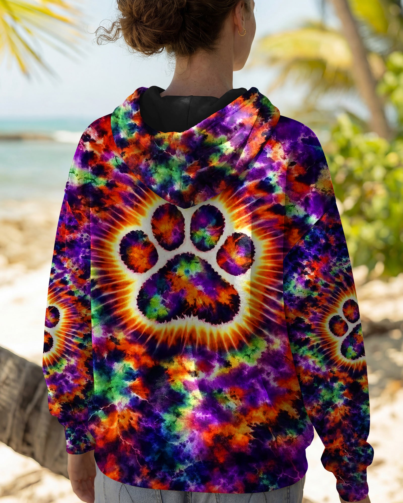 PRISMATIC REBEL PAW ALL OVER PRINT - YHHG2302262