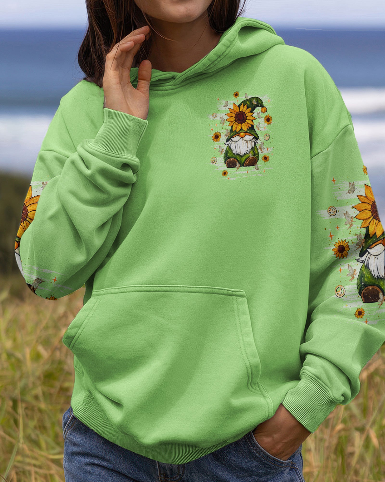 I BELIEVE THERE ARE ANGELS AMONG US GNOME  ALL OVER PRINT - TLNT0502261
