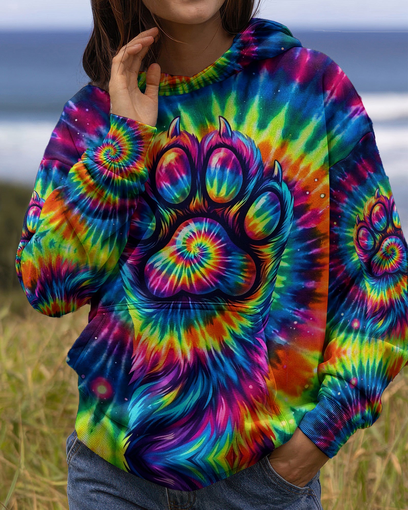 COLORFUL PAW ALL OVER PRINT - TYQY2402262