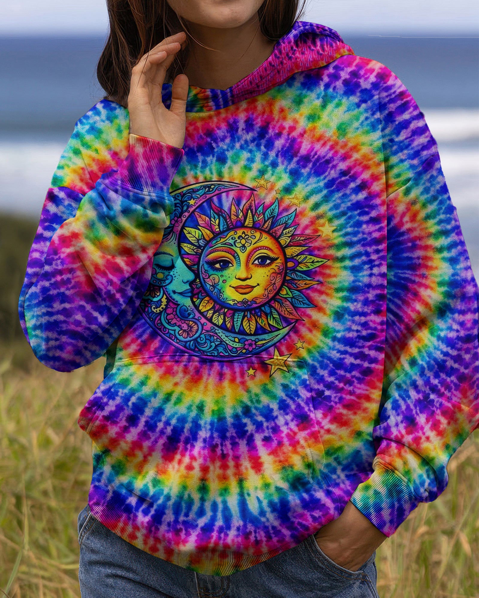 LIVE BY THE SUN RADIANT SWIRL ALL OVER PRINT - YHLN2602262