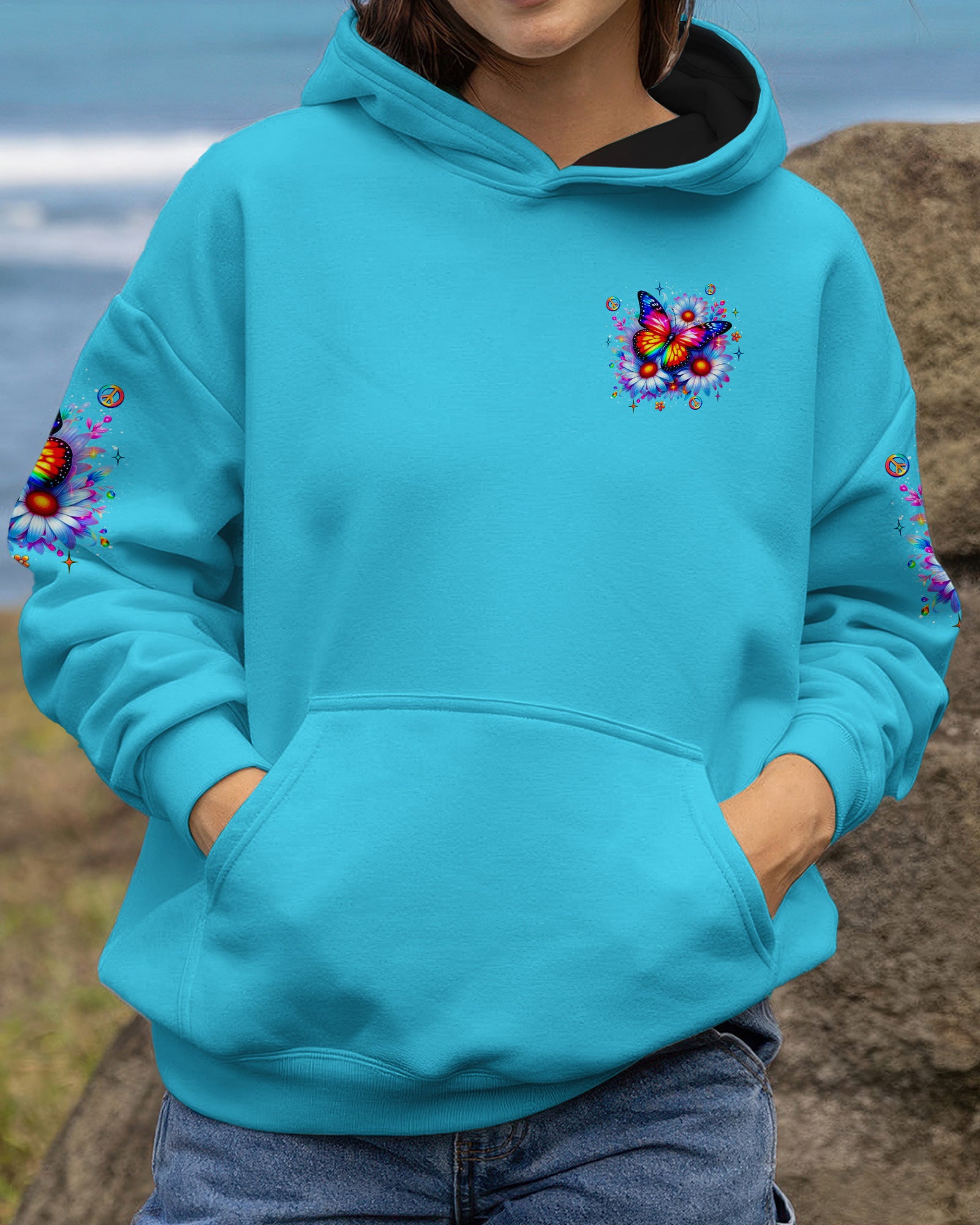 WHISPER WORDS OF WISDOM LET IT BE BUTTERFLY ALL OVER PRINT - YHLT2602262