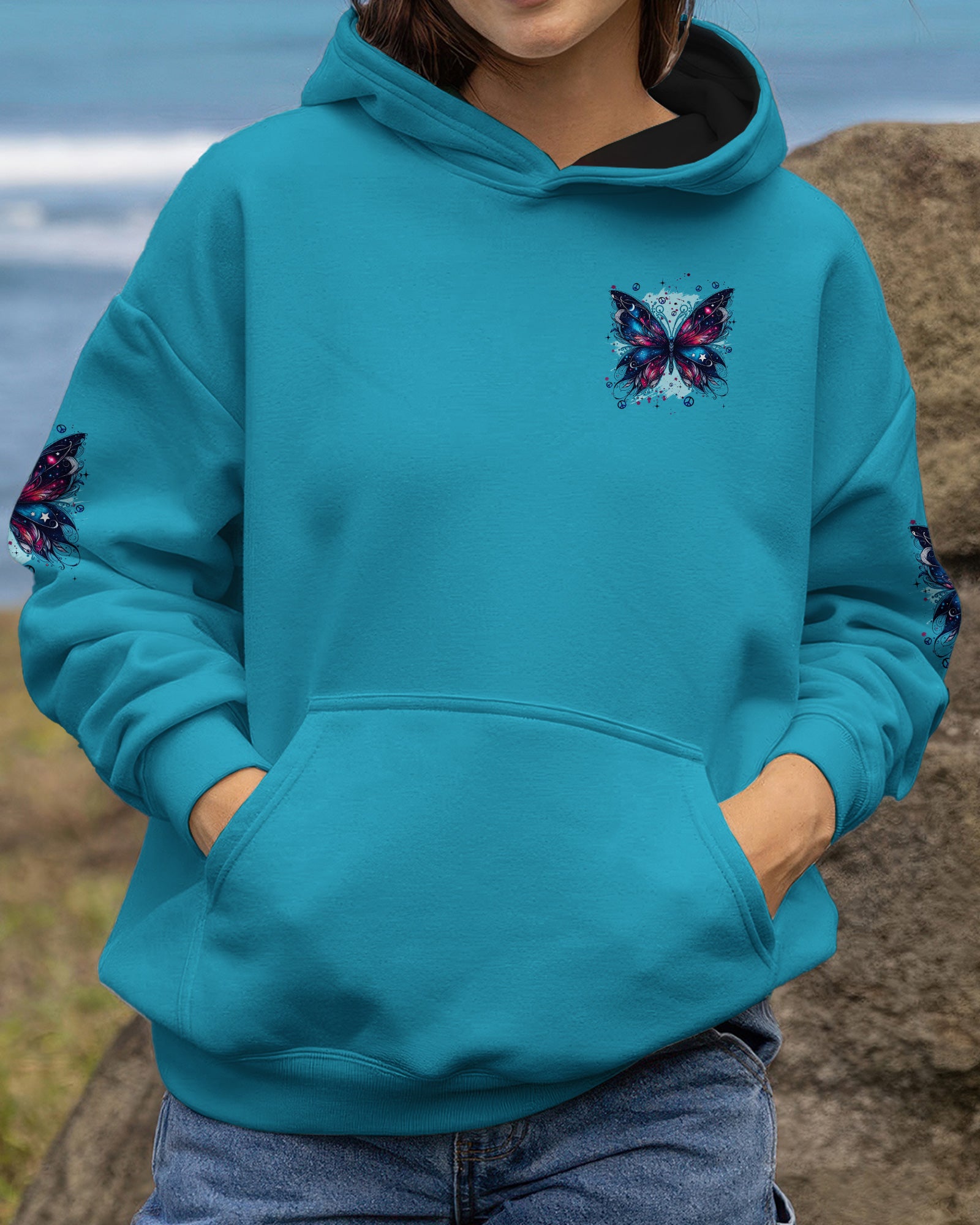 CHOOSE TO USE YOUR WINGS BUTTERFLY ALL OVER PRINT - TYQY2702262