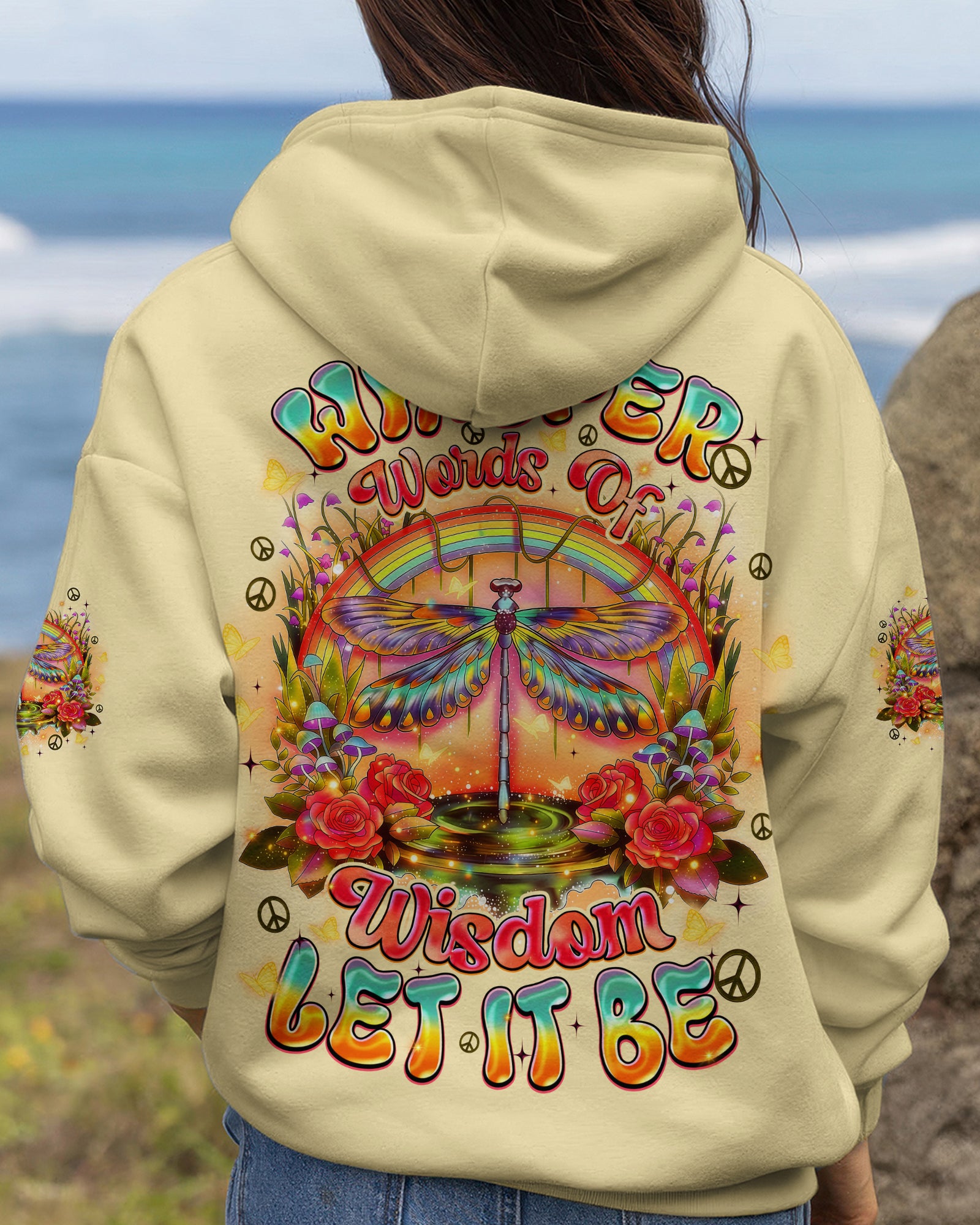 WHISPER WORDS OF WISDOM LET IT BE DRAGONFLY ALL OVER PRINT - TYQY3001261