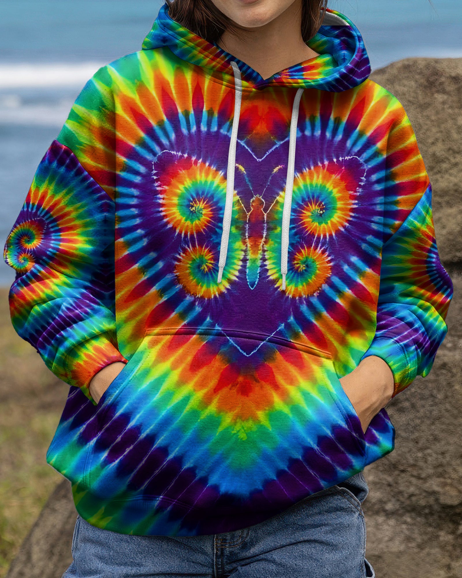 COSMIC BUTTERFLY HEART ALL OVER PRINT - TYQY1603262