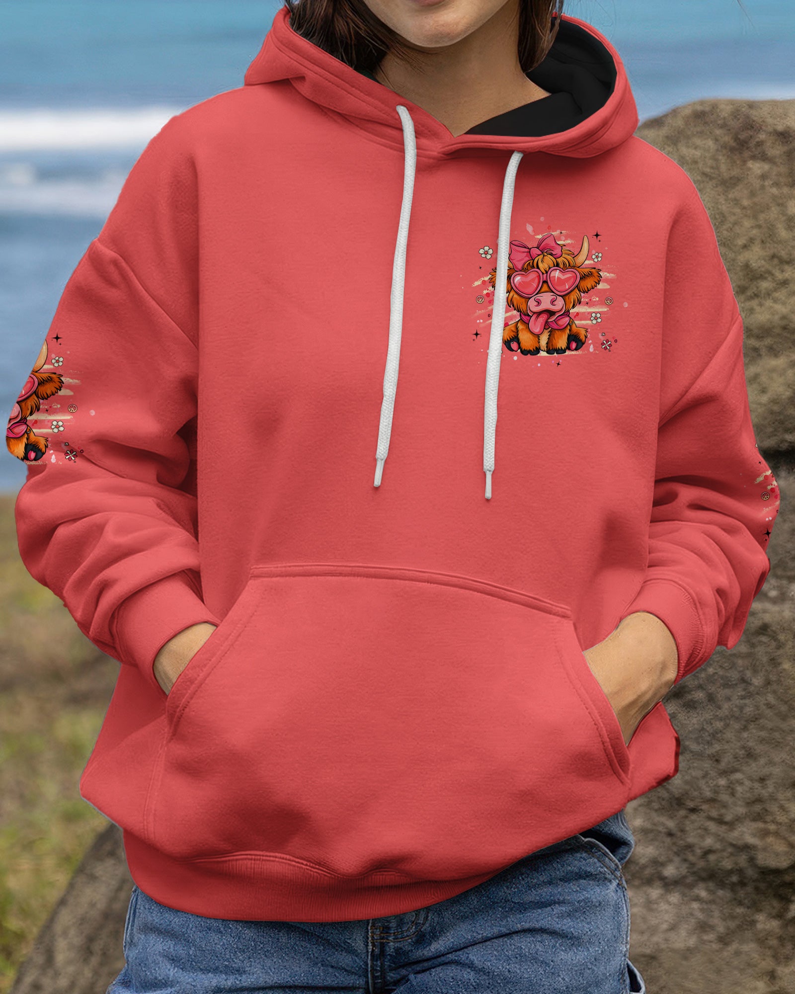 APPARENTLY I HAVE AN ATTITUDE WHO KNEW COW ALL OVER PRINT - TLHG0603262