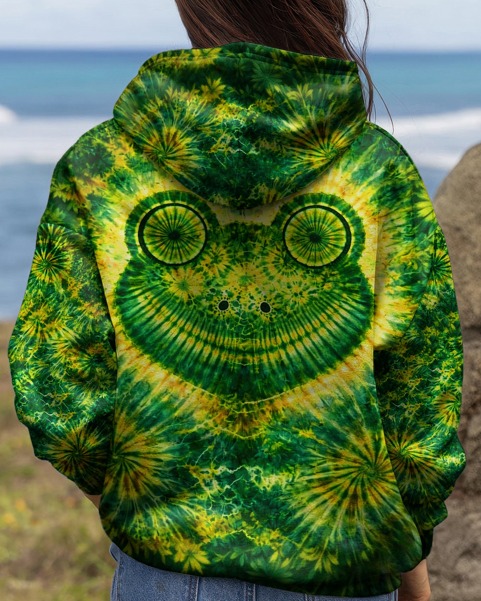 HIPPIE FROG SWIRL ALL OVER PRINT - TLHG2303262