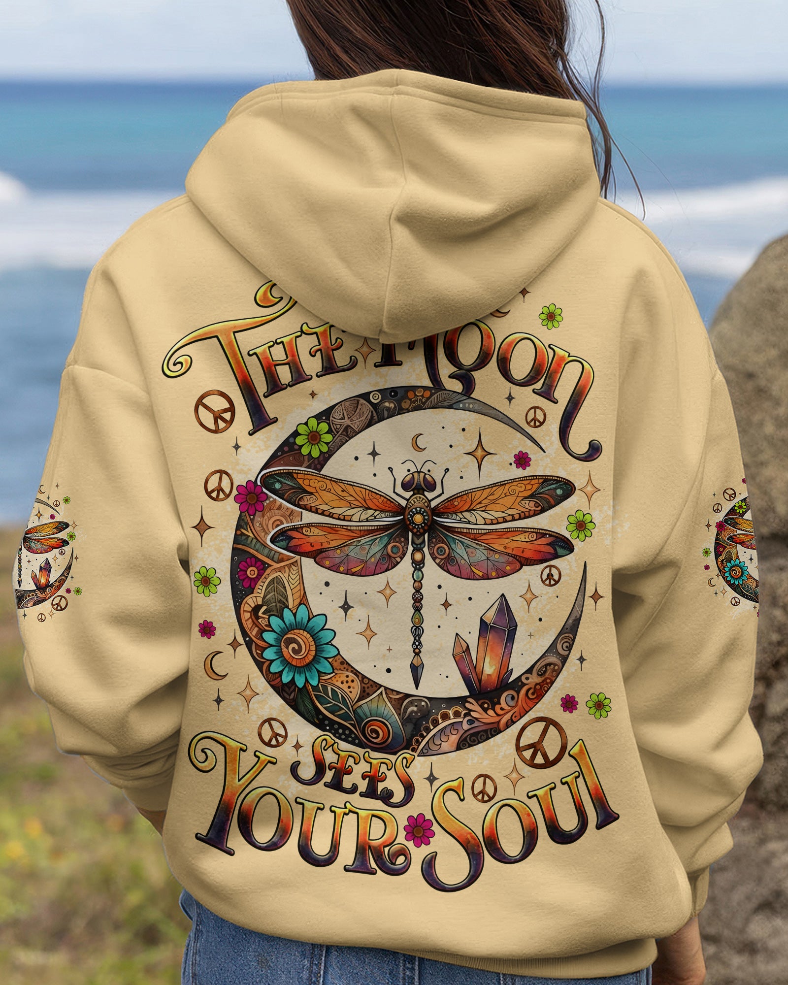 THE MOON SEES YOUR SOUL DRAGONFLY ALL OVER PRINT - TYQY0402261