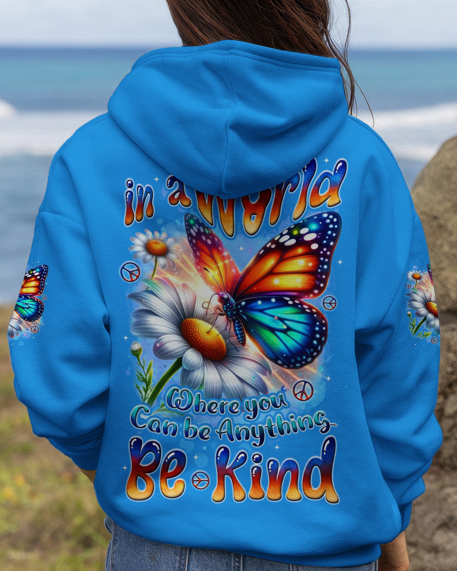 IN A WORLD WHERE YOU CAN BE ANYTHING BE KIND ALL OVER PRINT - TYTD1002262