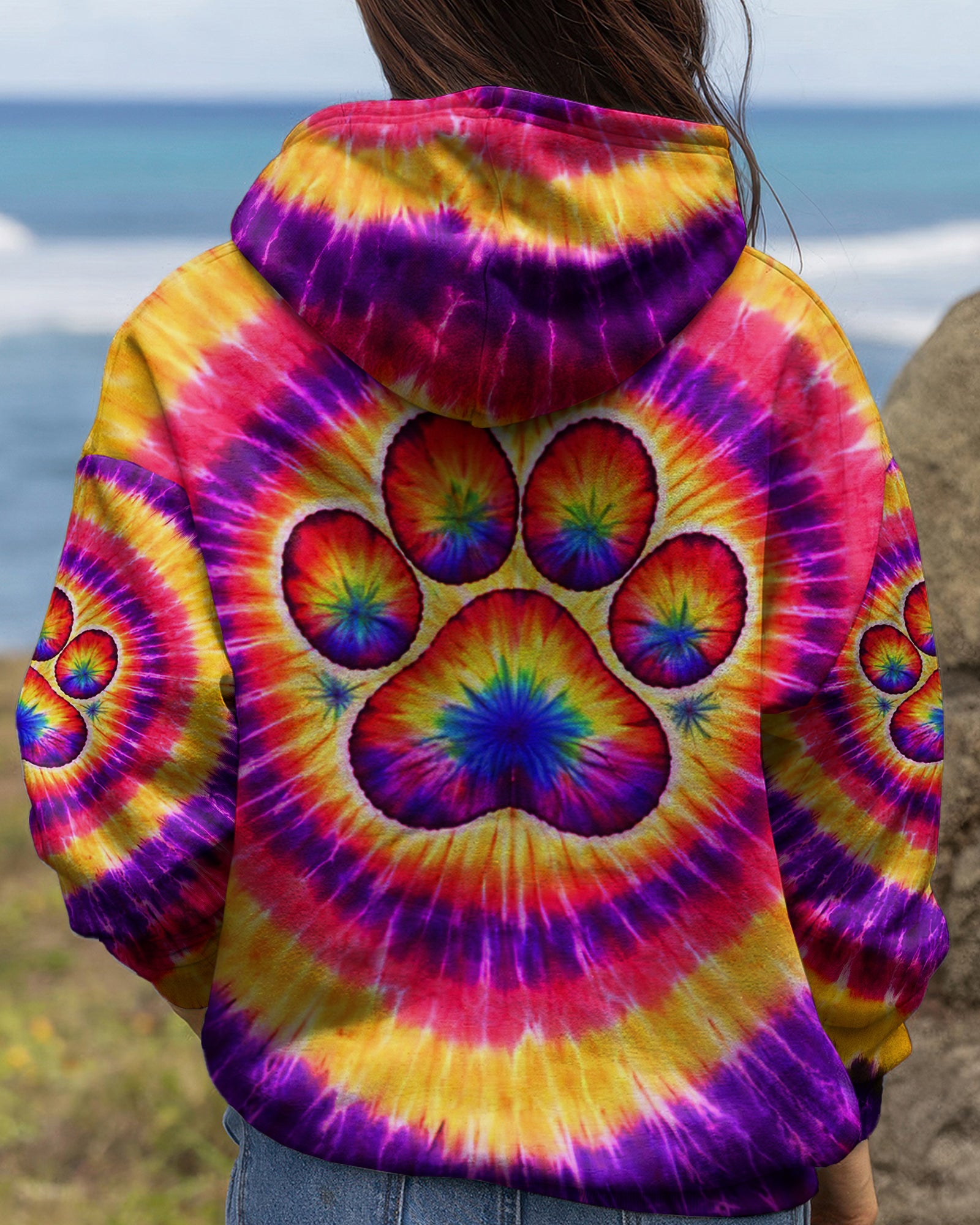 CAT MAMA SWIRL ALL OVER PRINT   - TLNT0703262