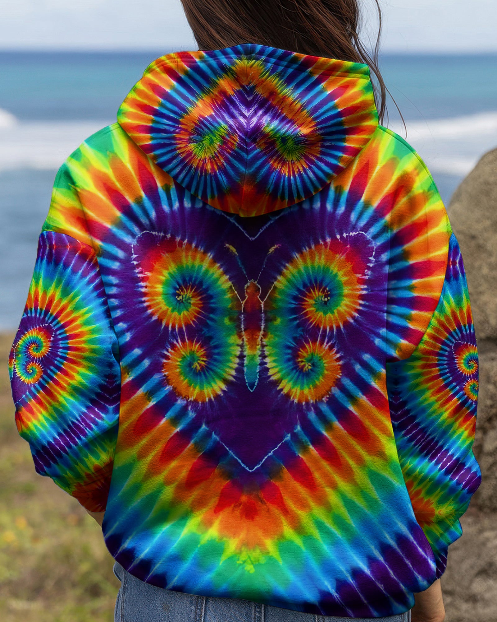COSMIC BUTTERFLY HEART ALL OVER PRINT - TYQY1603262
