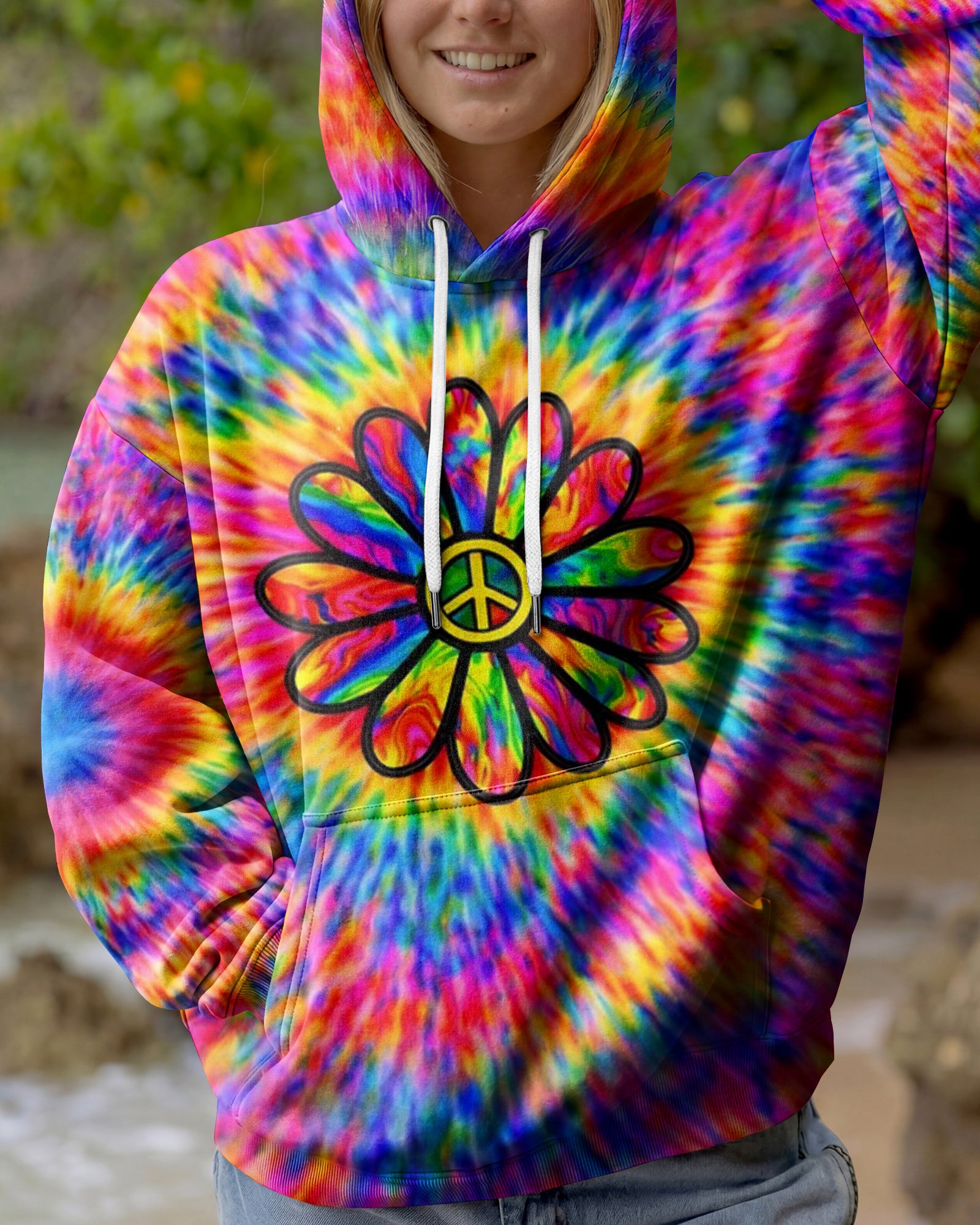 PEACE Y'ALL  ALL OVER PRINT - YHHN2702261