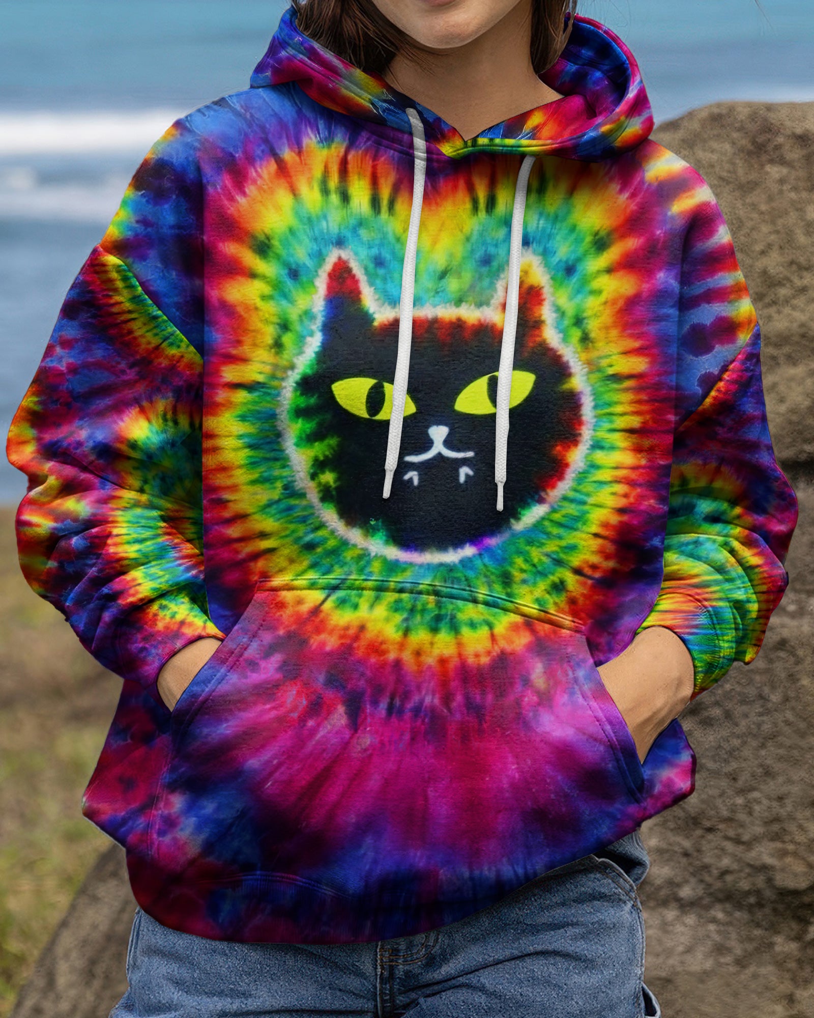 APPARENTLY I HAVE AN ATTITUDE WHO KNEW CAT SWIRL ALL OVER PRINT - TLNT2503263