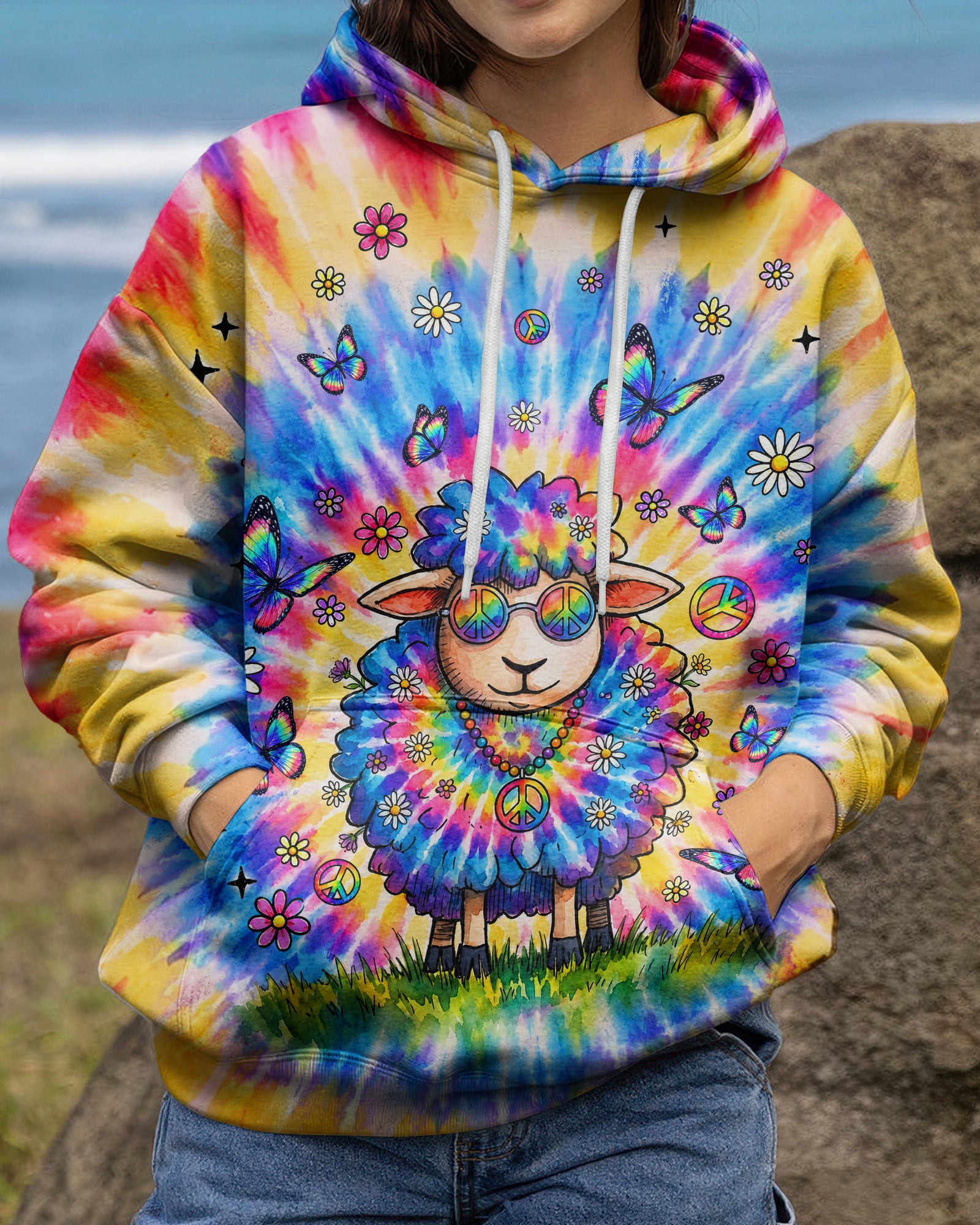 I'M NOT THE BLACK SHEEP SWIRL ALL OVER PRINT - TLNT1307262