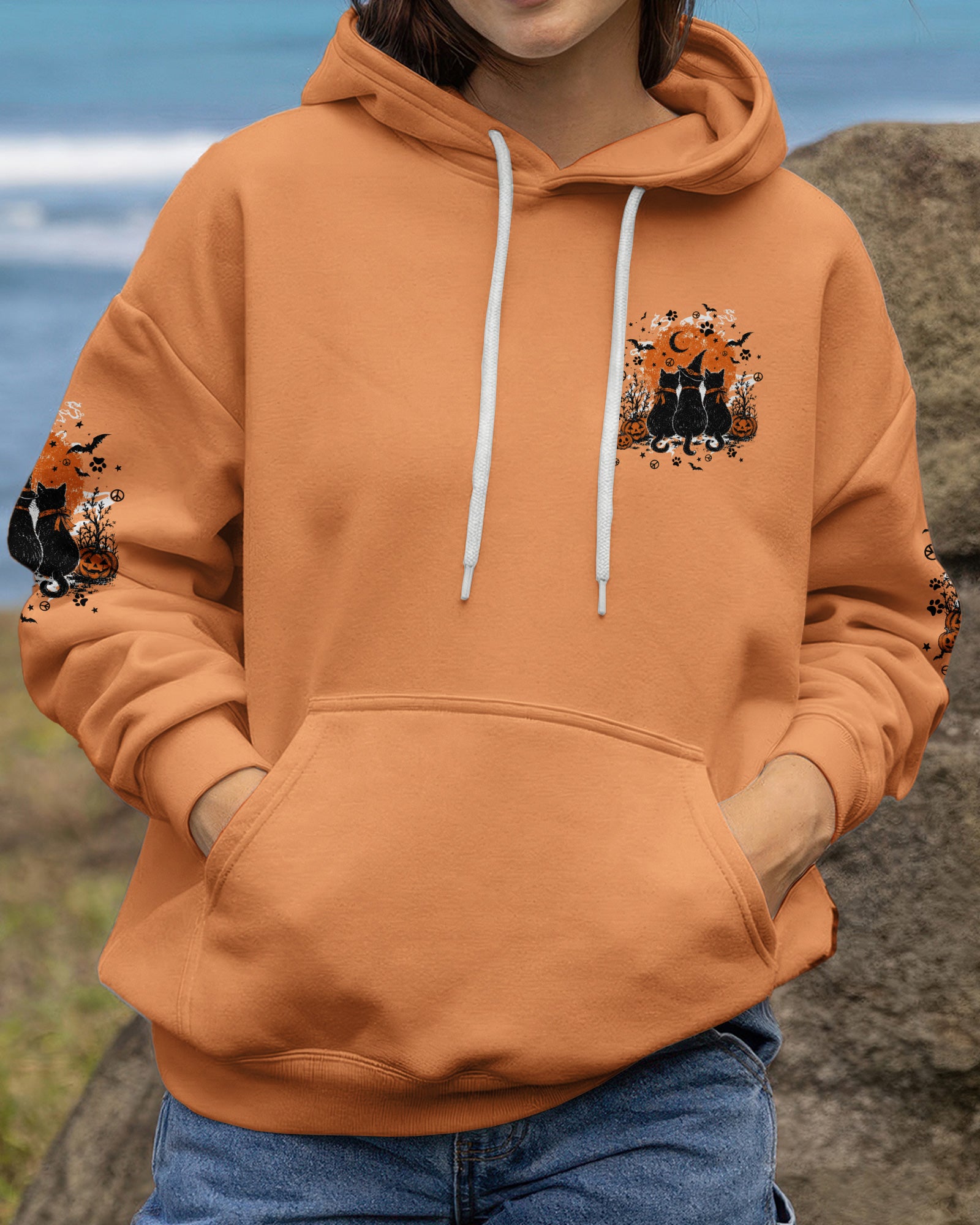 A WEE BIT WICKED CATS HALLOWEEN ALL OVER PRINT - TYPQ2807263