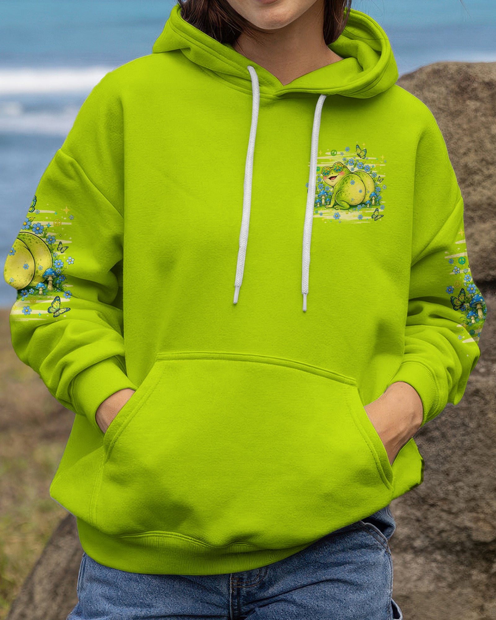 WHY BE MOODY FROG ALL OVER PRINT - TLHN0807262