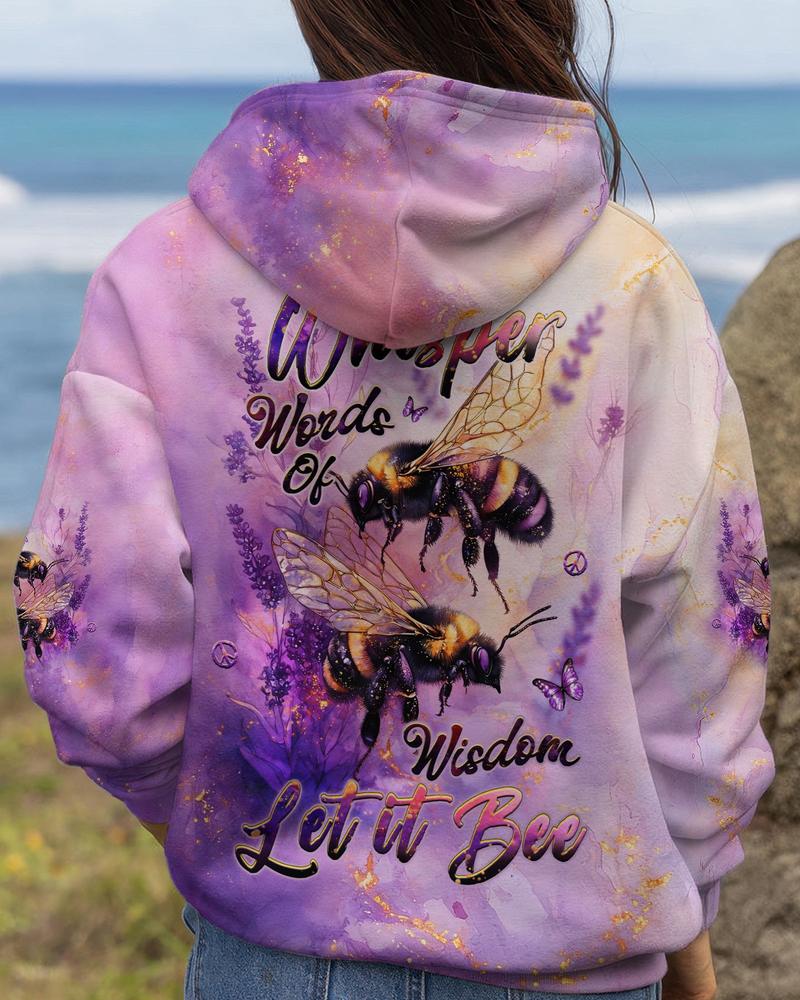 WHISPER WORDS OF WISDOM LET IT BEE ALL OVER PRINT - TLHG2403262
