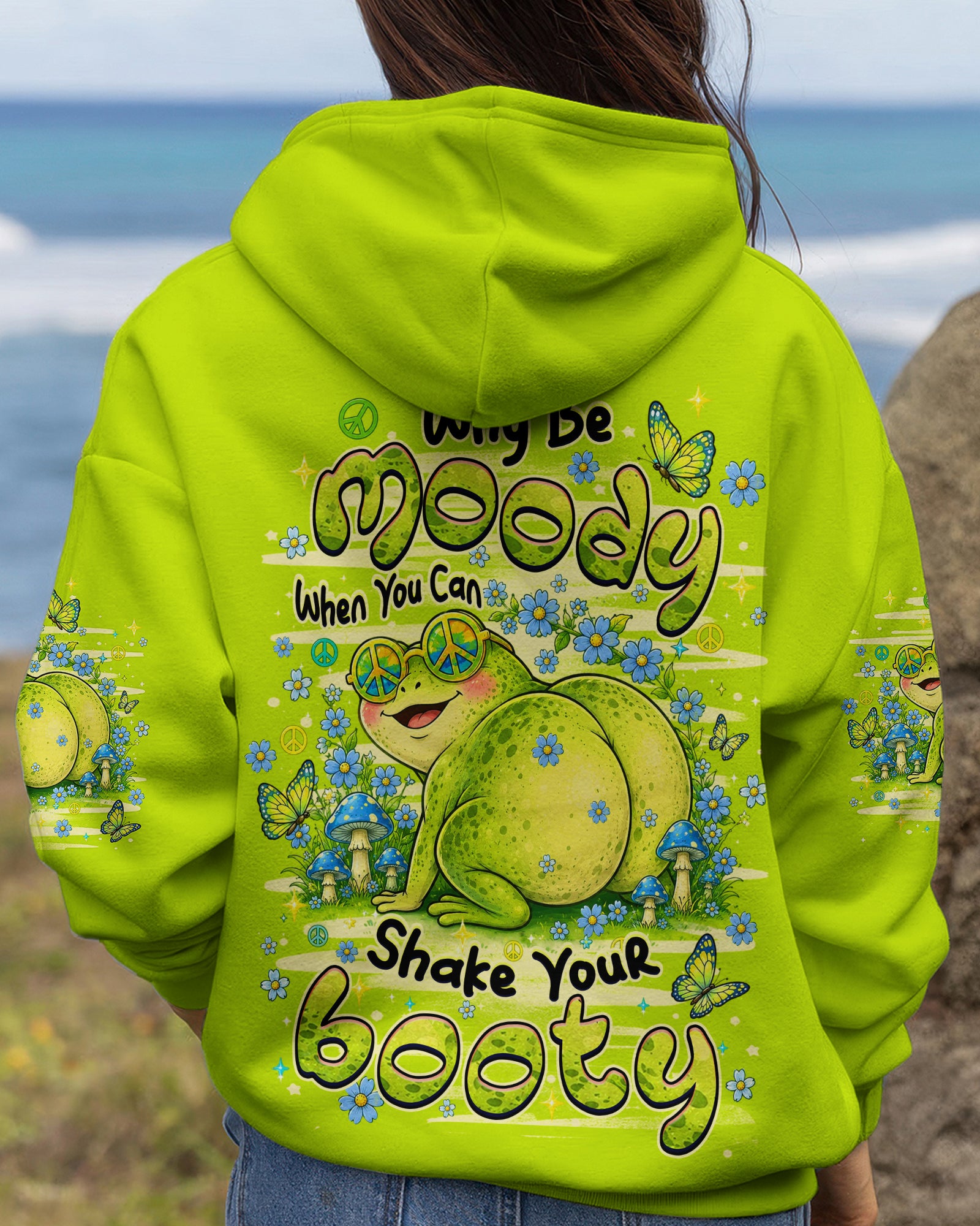 WHY BE MOODY FROG ALL OVER PRINT - TLHN0807262