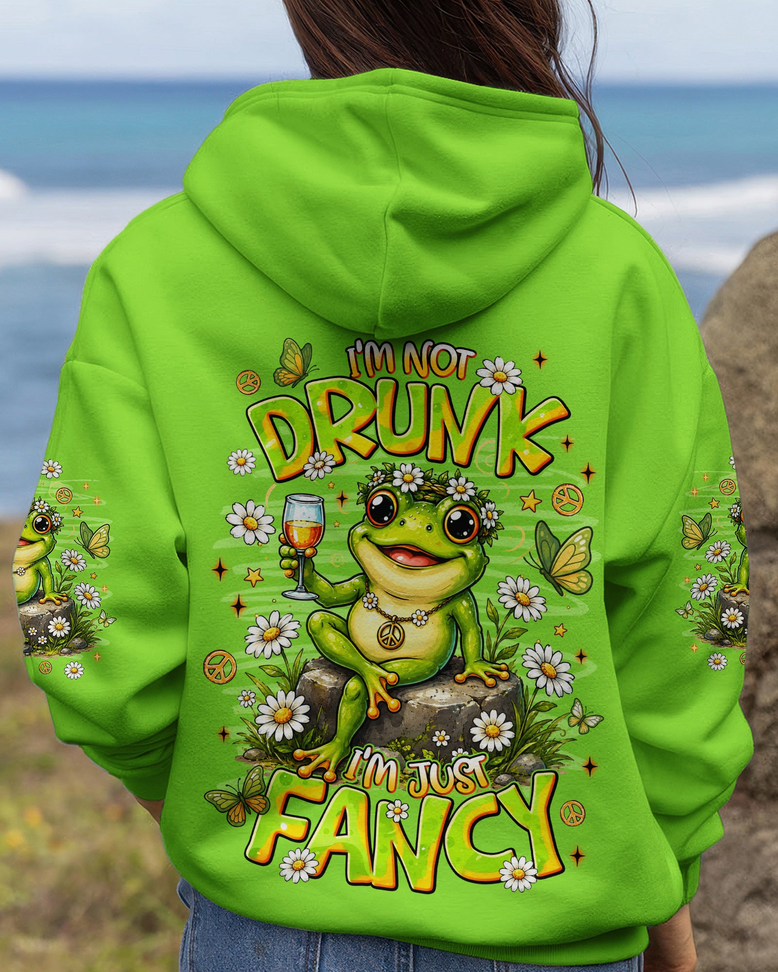 I'M JUST FANCY FROG ALL OVER PRINT - TLNT3006263