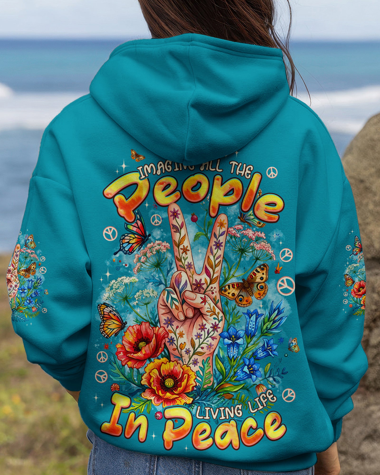 IMAGINE ALL THE PEOPLE LIVING LIFE IN PEACE ALL OVER PRINT - TYPQ2107265