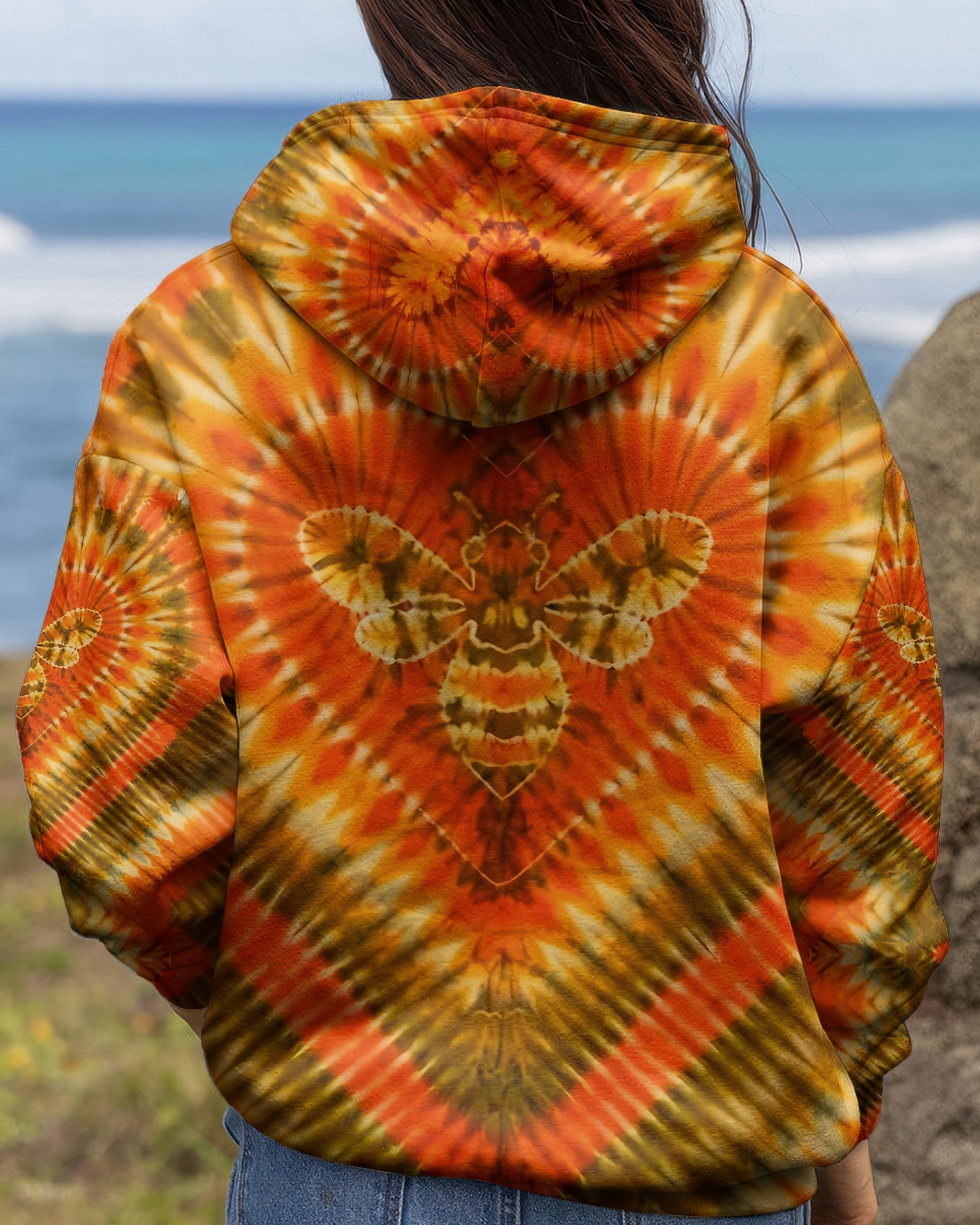 HONEY BEE HEART ALL OVER PRINT - TYQY1303262