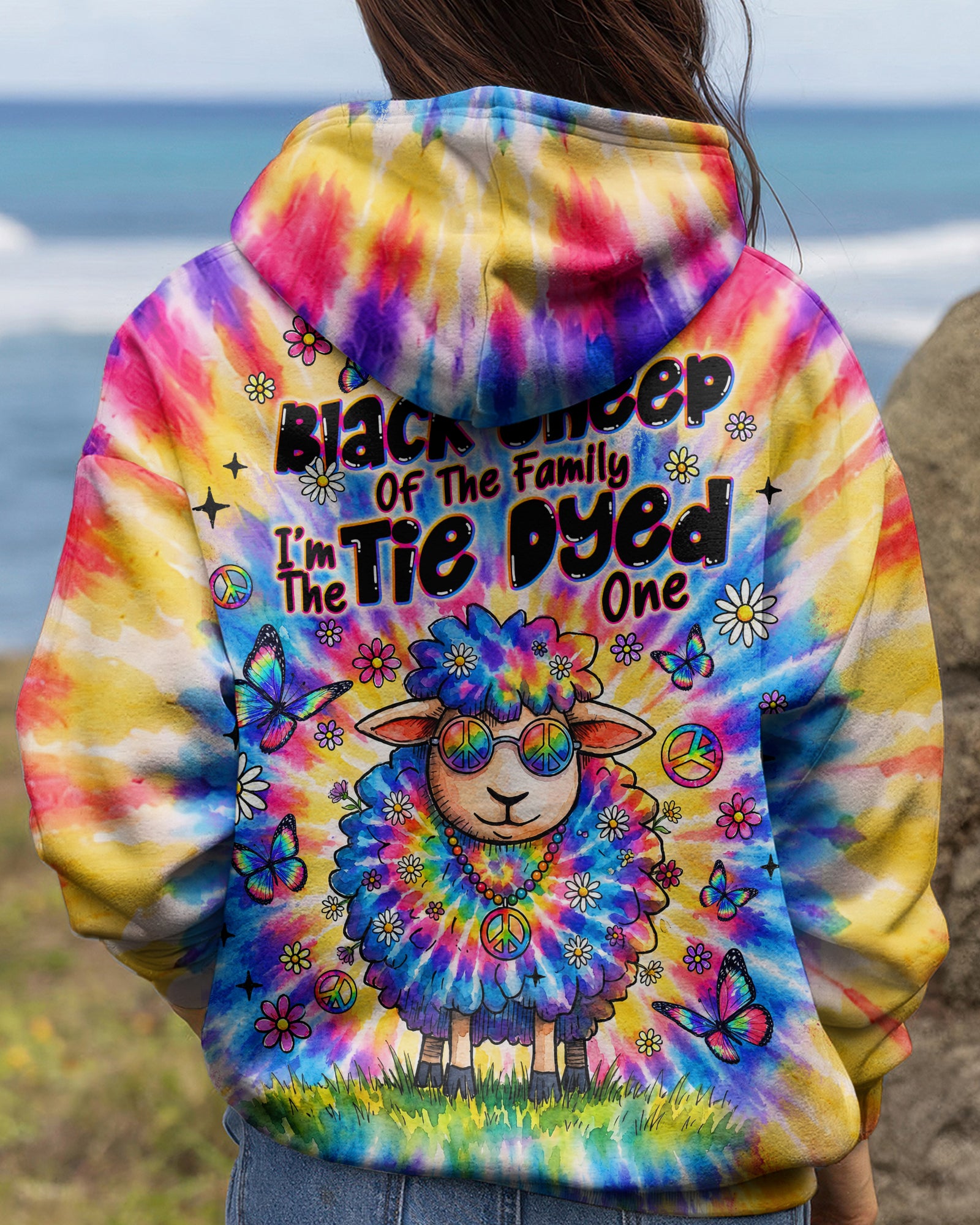 I'M NOT THE BLACK SHEEP SWIRL ALL OVER PRINT - TLNT1307262
