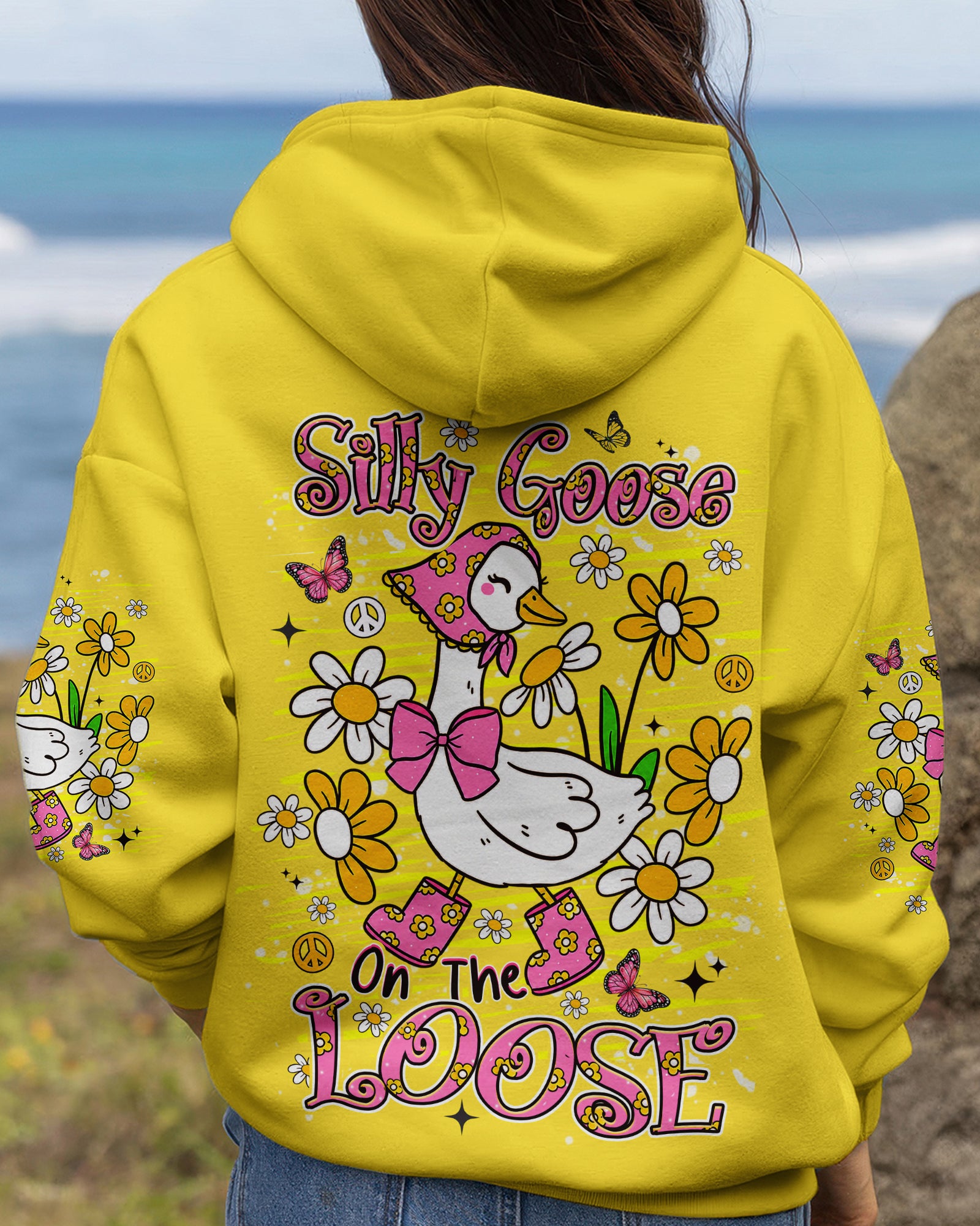 SILLY GOOSE ON THE LOOSE ALL OVER PRINT - TLHN2107263