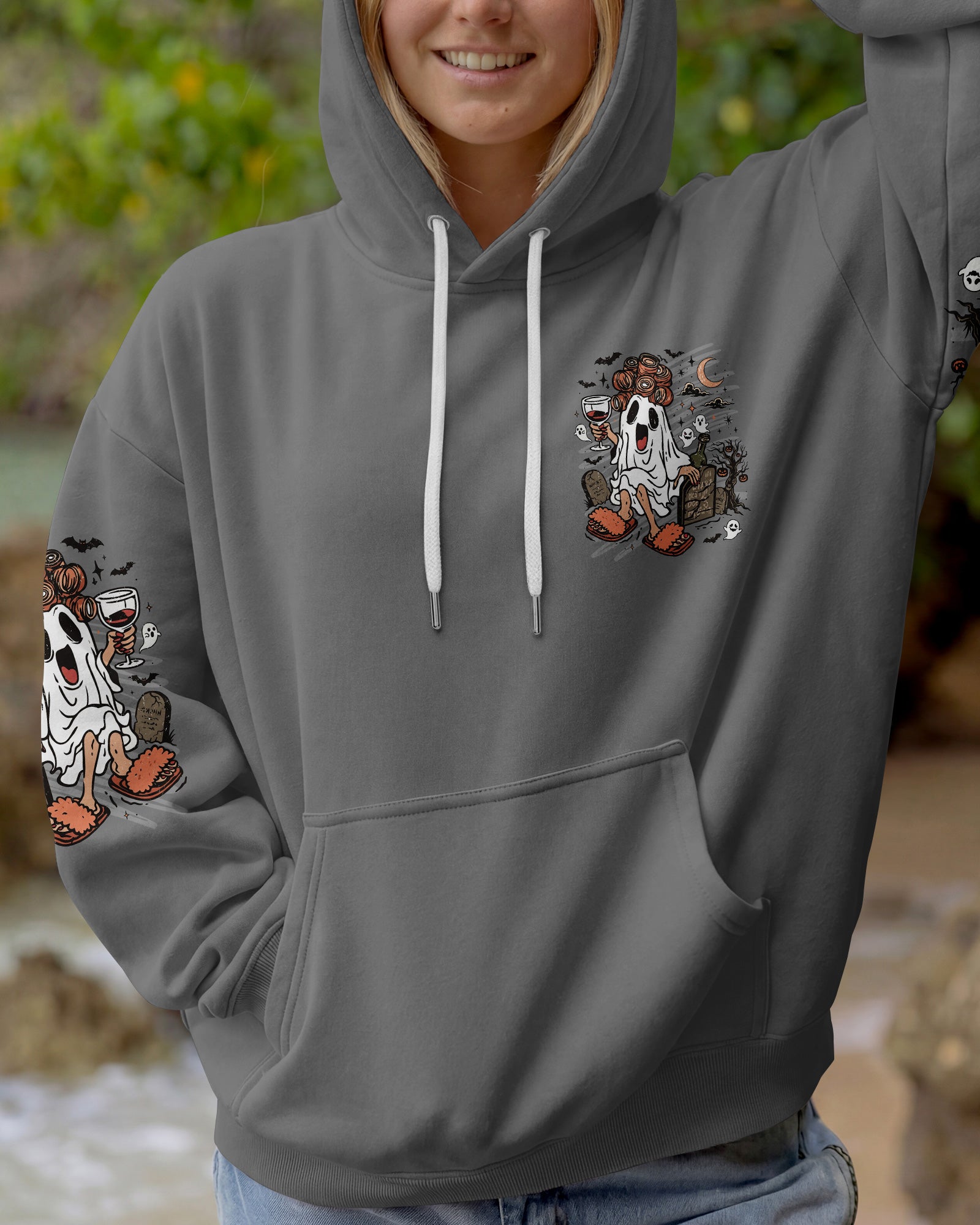 HAUNT MESS SPOOKY BOO HALLOWEEN ALL OVER PRINT  - TLNT1707263