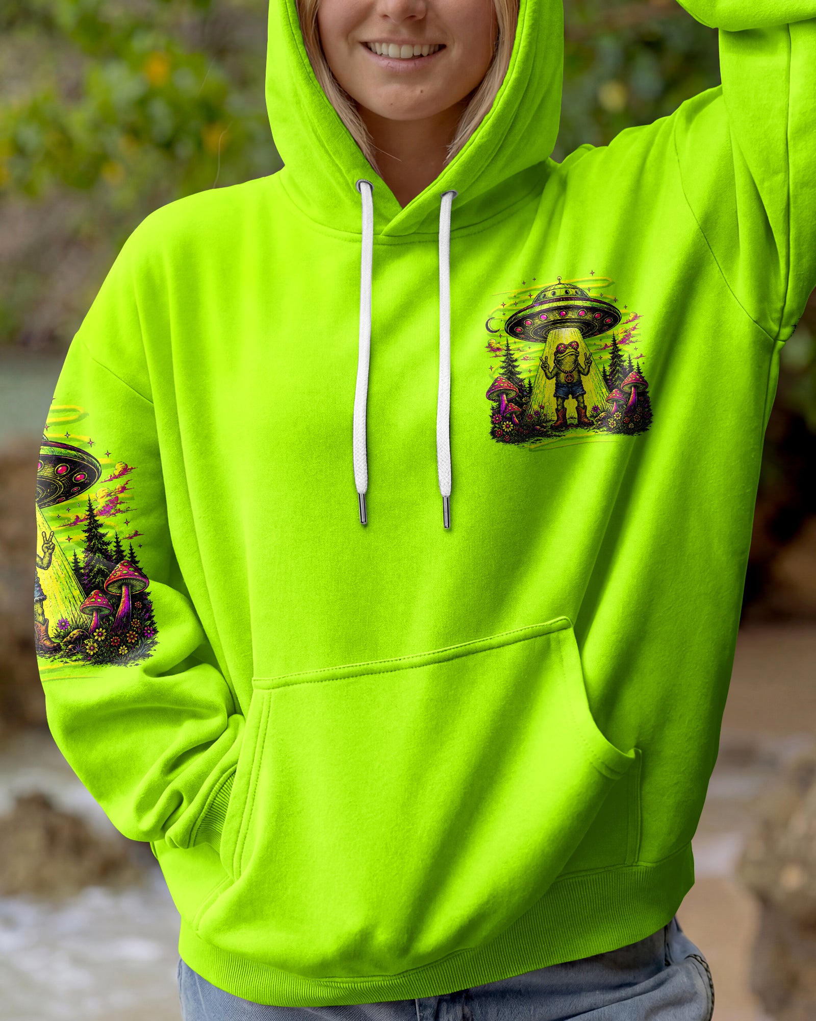 GOTTA GO VIBES ARE OFF FROG ALL OVER PRINT - TLNT1906261