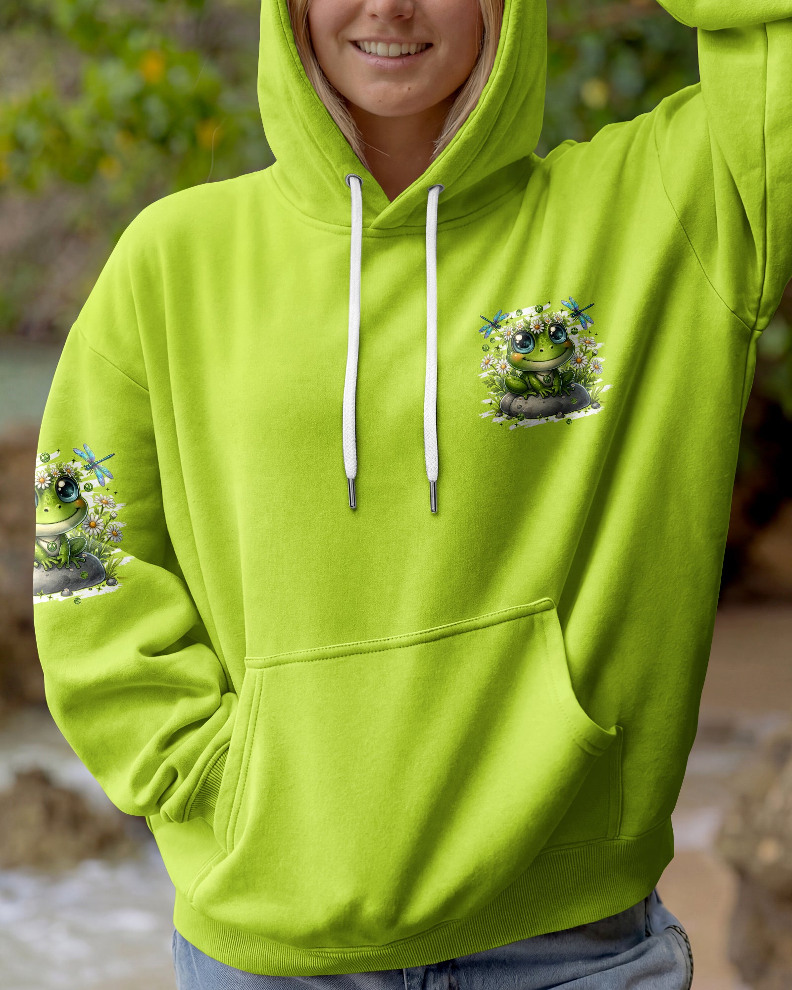 JUST BREATHE FROG ALL OVER PRINT - TYPQ2705261