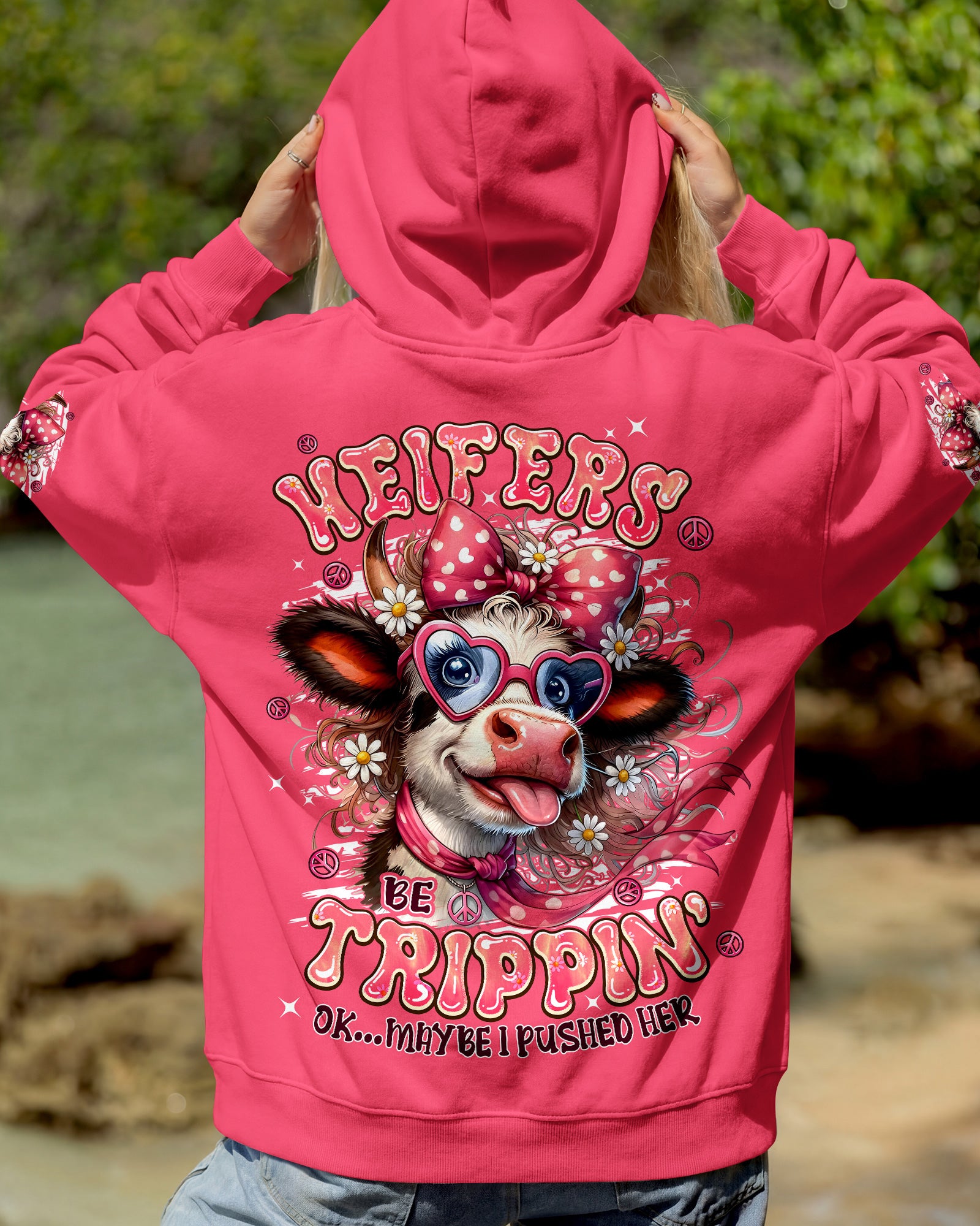 HEIFERS BE TRIPPIN' COW ALL OVER PRINT - TYPQ2505261