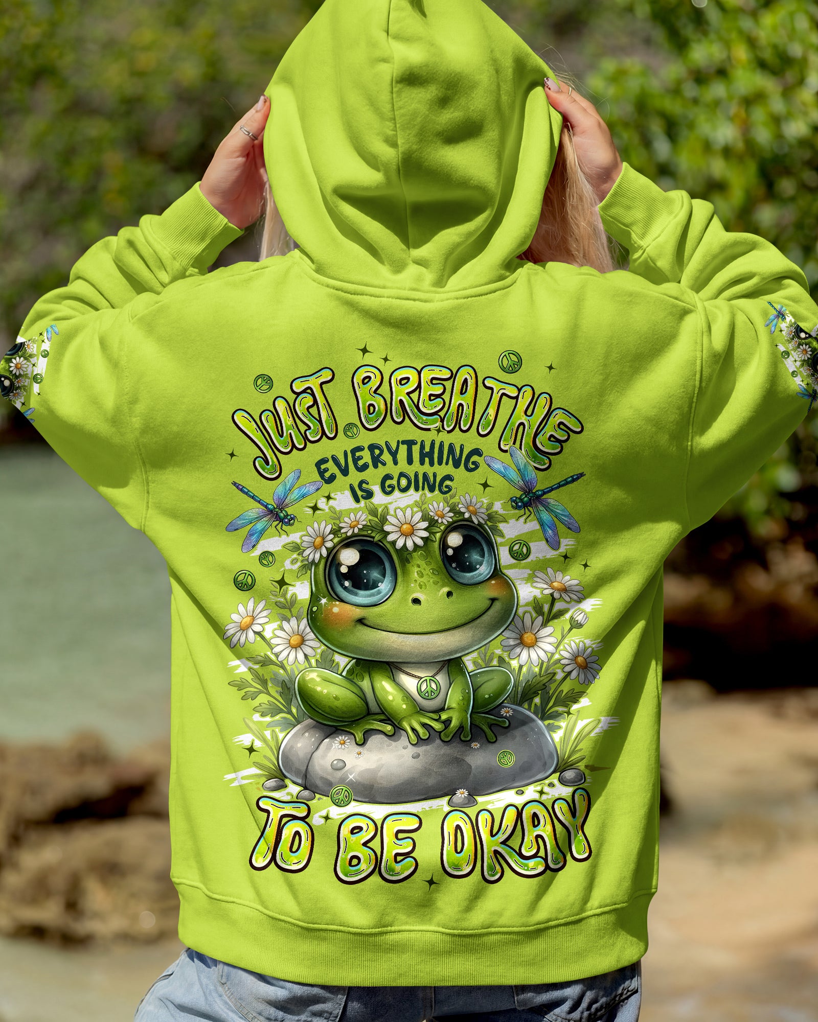 JUST BREATHE FROG ALL OVER PRINT - TYPQ2705261
