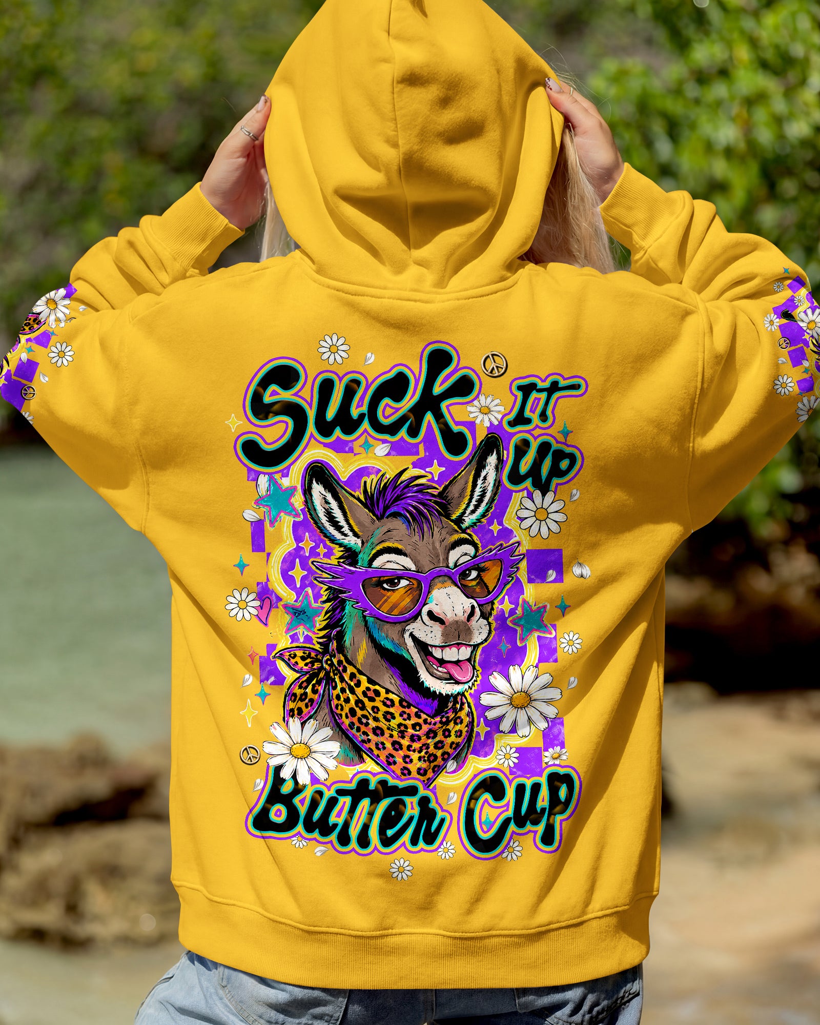 SUCK IT UP BUTTERCUP DONKEY ALL OVER PRINT  - TLHN1506262