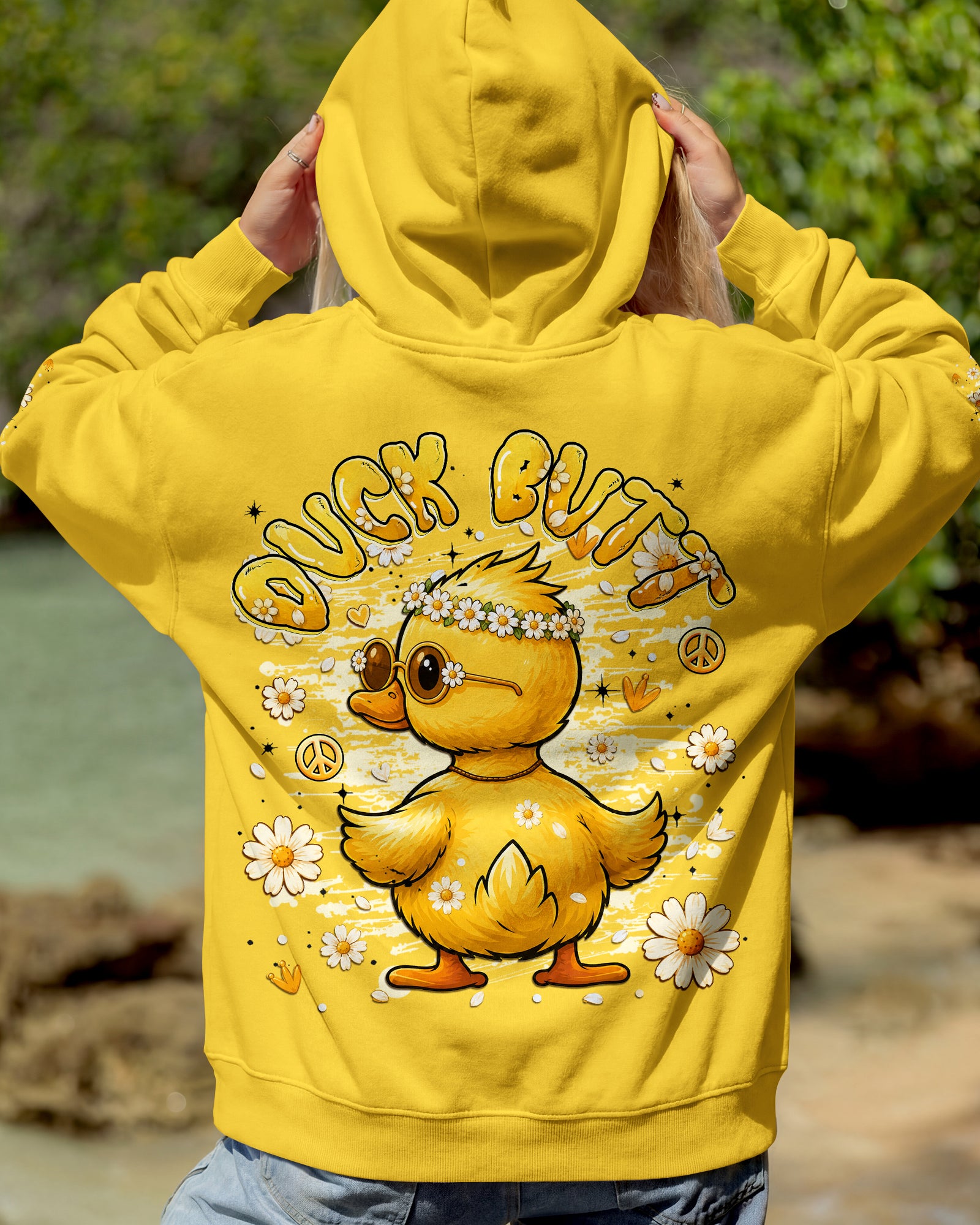 GUESS WHAT FUNNY DUCK ALL OVER PRINT - TLHG2005262