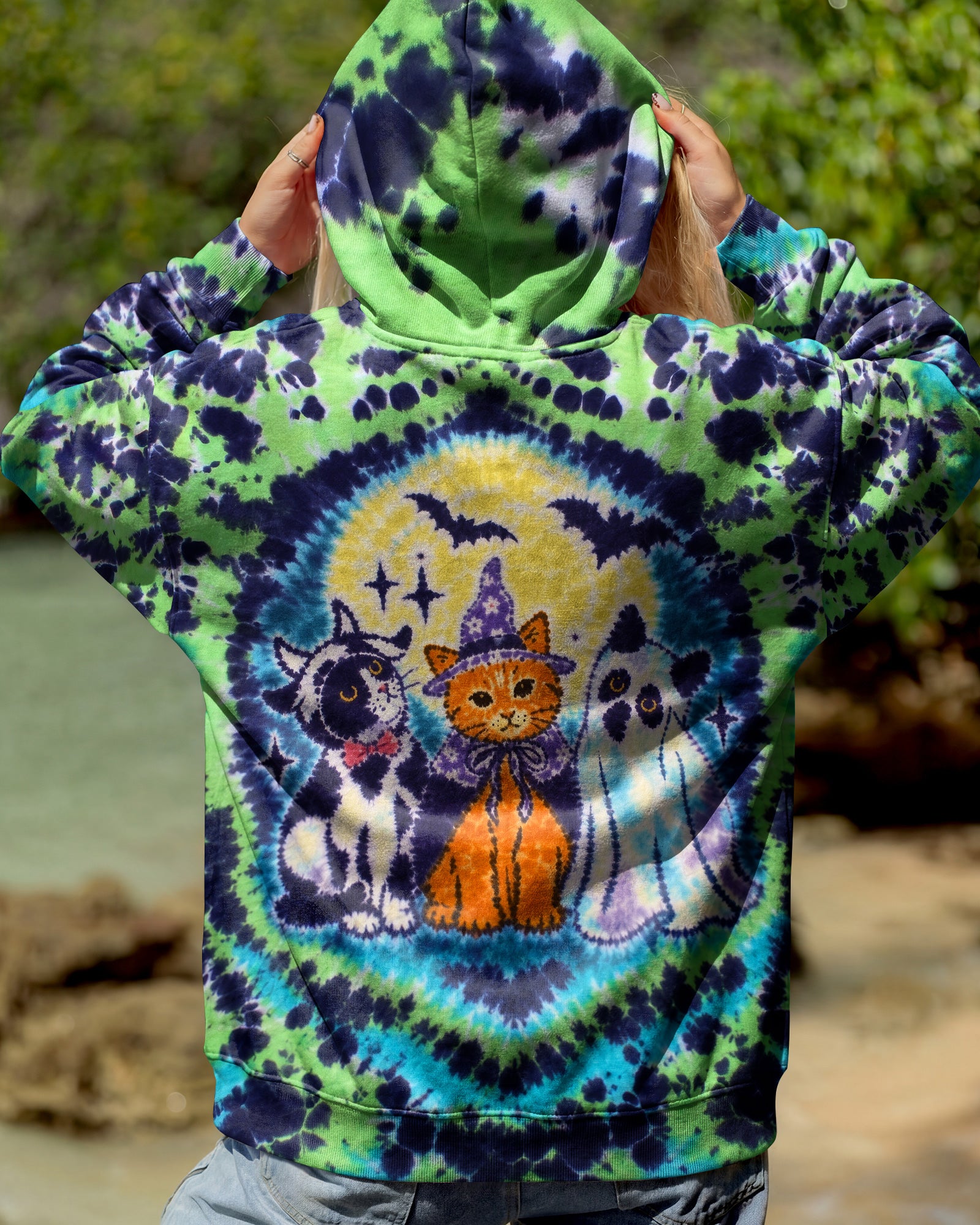 WITCHY KITTY GHOST FRIENDS ALL OVER PRINT – RI0508263